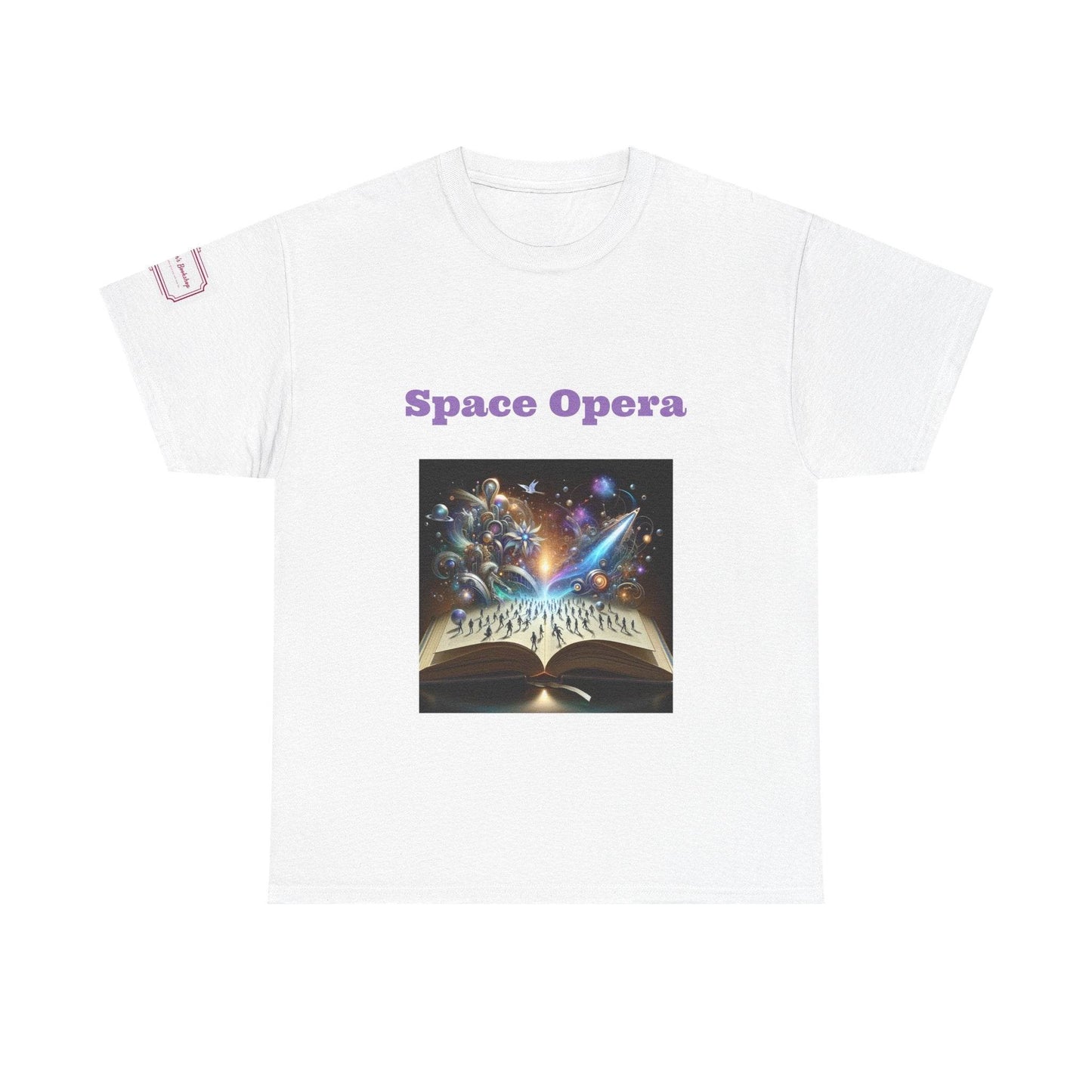Space Opera - Graphic Unisex Heavy Cotton Tee - Sci-Fi Books - The Dreamer's Bookshop.