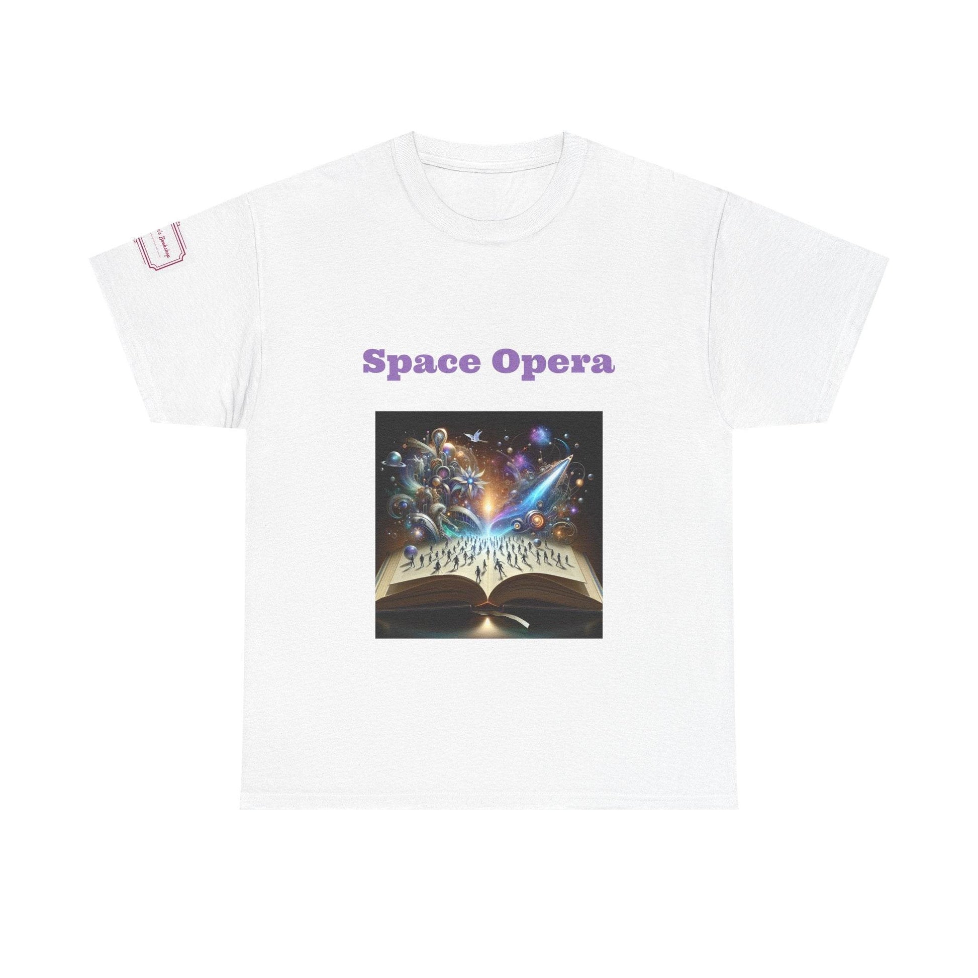 Space Opera - Graphic Unisex Heavy Cotton Tee - Sci-Fi Books - The Dreamer's Bookshop.