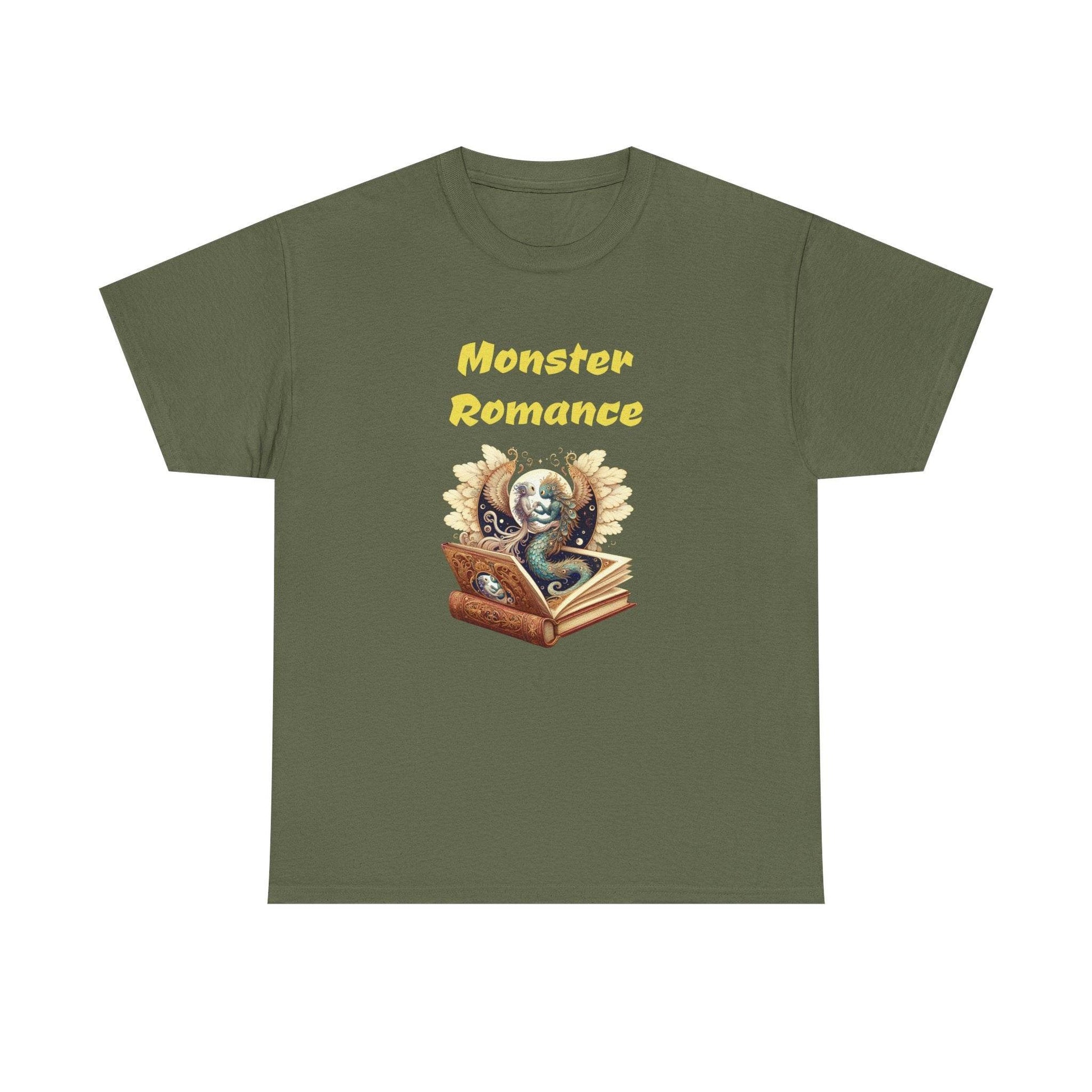 Fantasy - Graphic Tee - Unisex Heavy Cotton T-Shirt Monster Romance Books - The Dreamer's Bookshop.