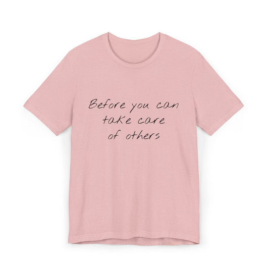 Unisex Jersey T-Shirt - 'Take Care' Inspirational - The Dreamer's Bookshop.