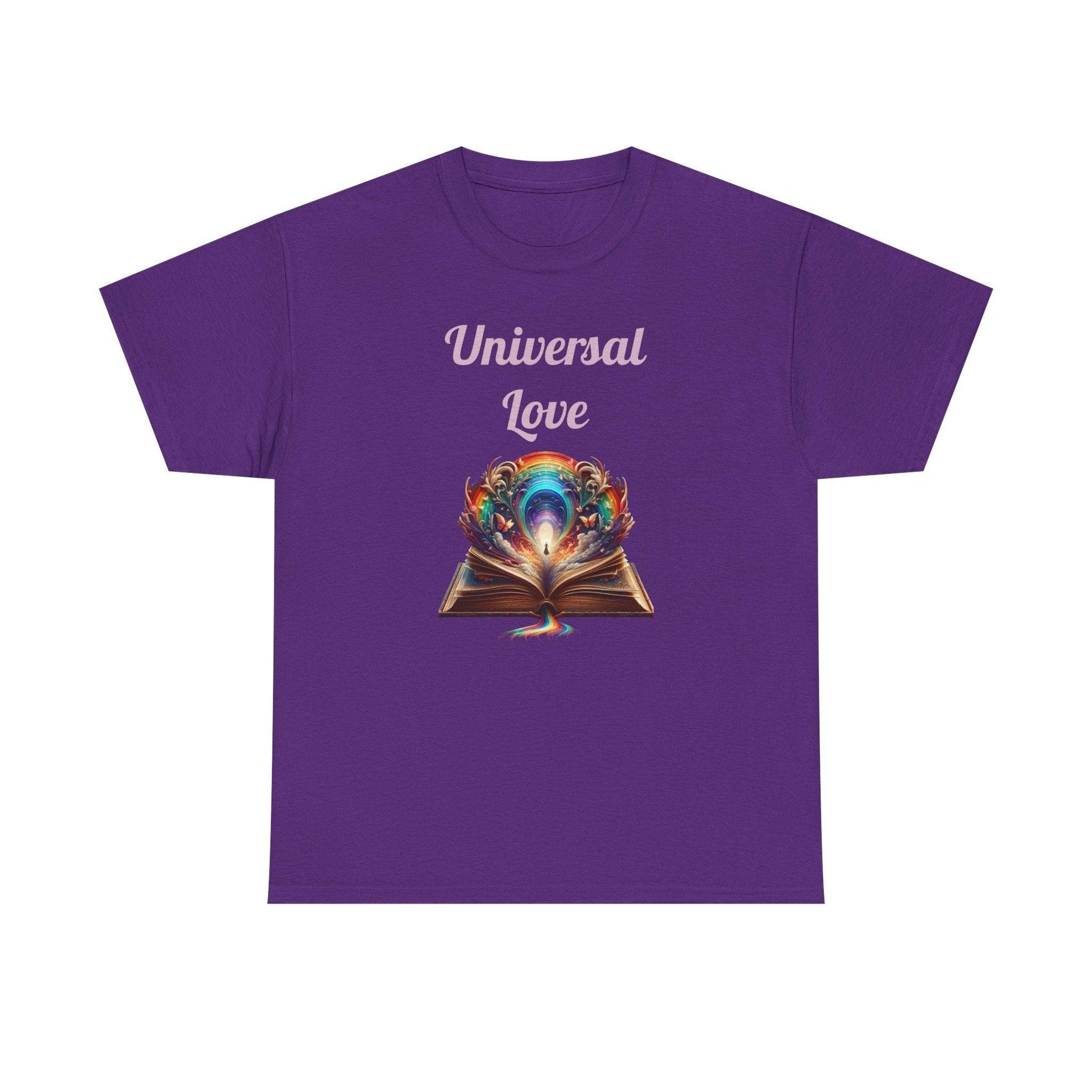 Universal Love - Graphic Tee - Unisex Heavy Cotton T-Shirt Queer Romance Books - The Dreamer's Bookshop.