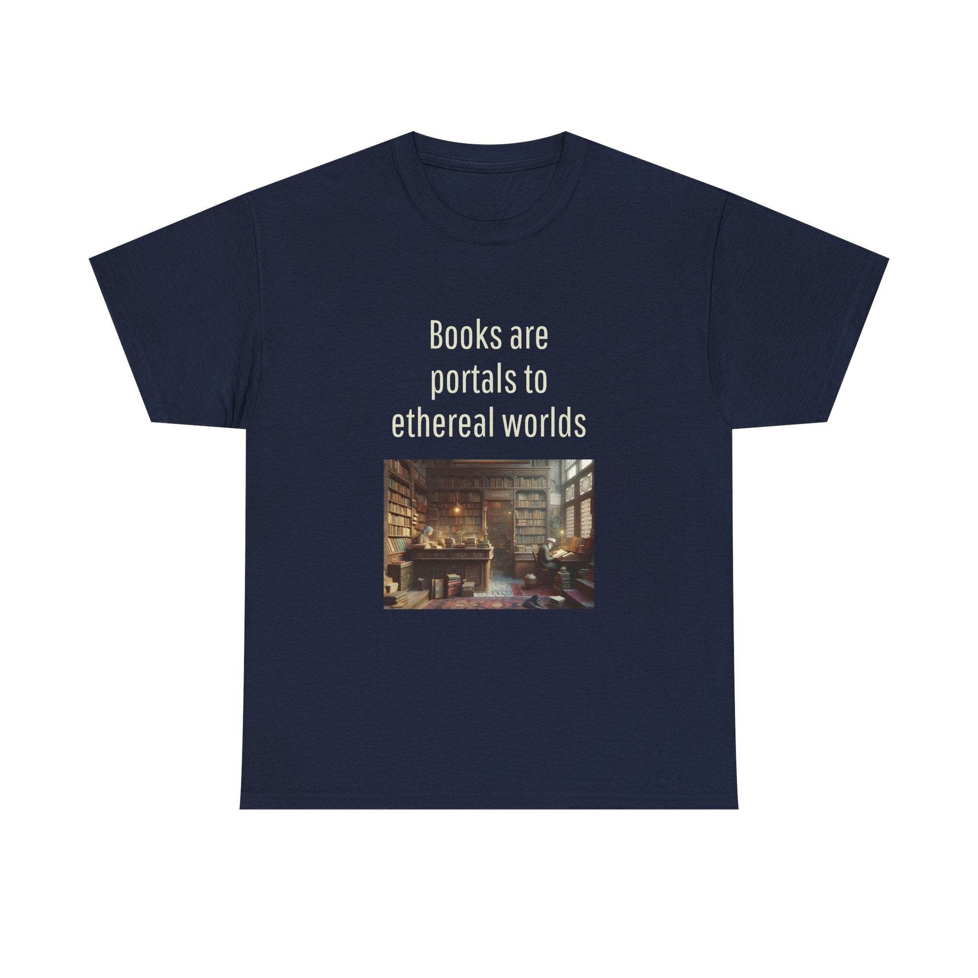 Portals - Unisex Heavy Cotton Tee - Creative Apparel - The Dreamer's Bookshop.