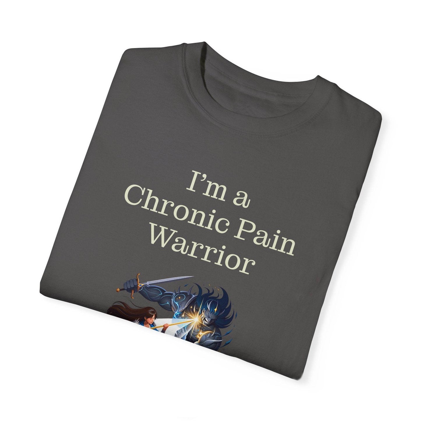 Chronic Pain Warrior Unisex T-Shirt - Empowering Tee for Healthcare Awareness - The Dreamer's Bookshop.