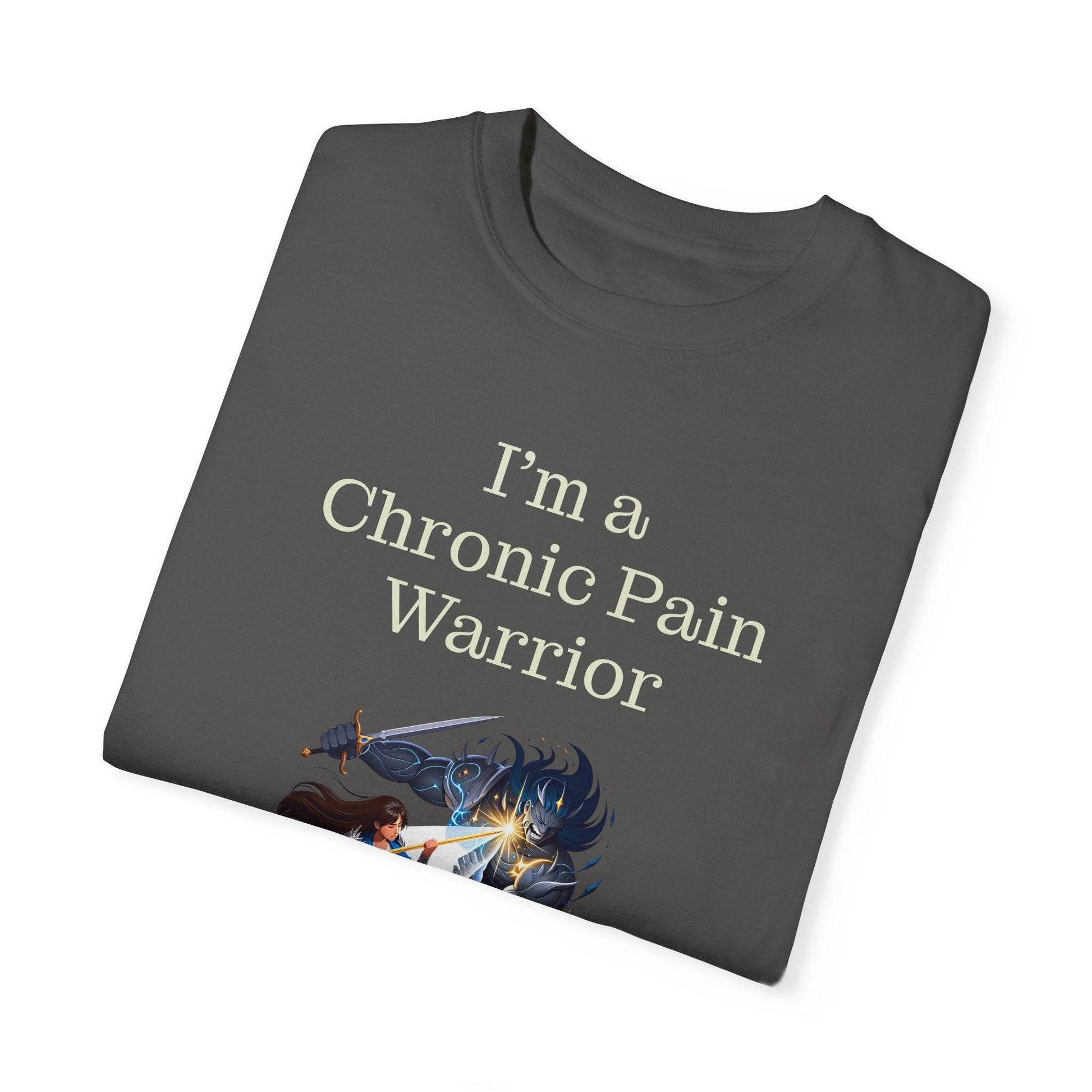 Chronic Pain Warrior Unisex T-Shirt - Empowering Tee for Healthcare Awareness - The Dreamer's Bookshop.