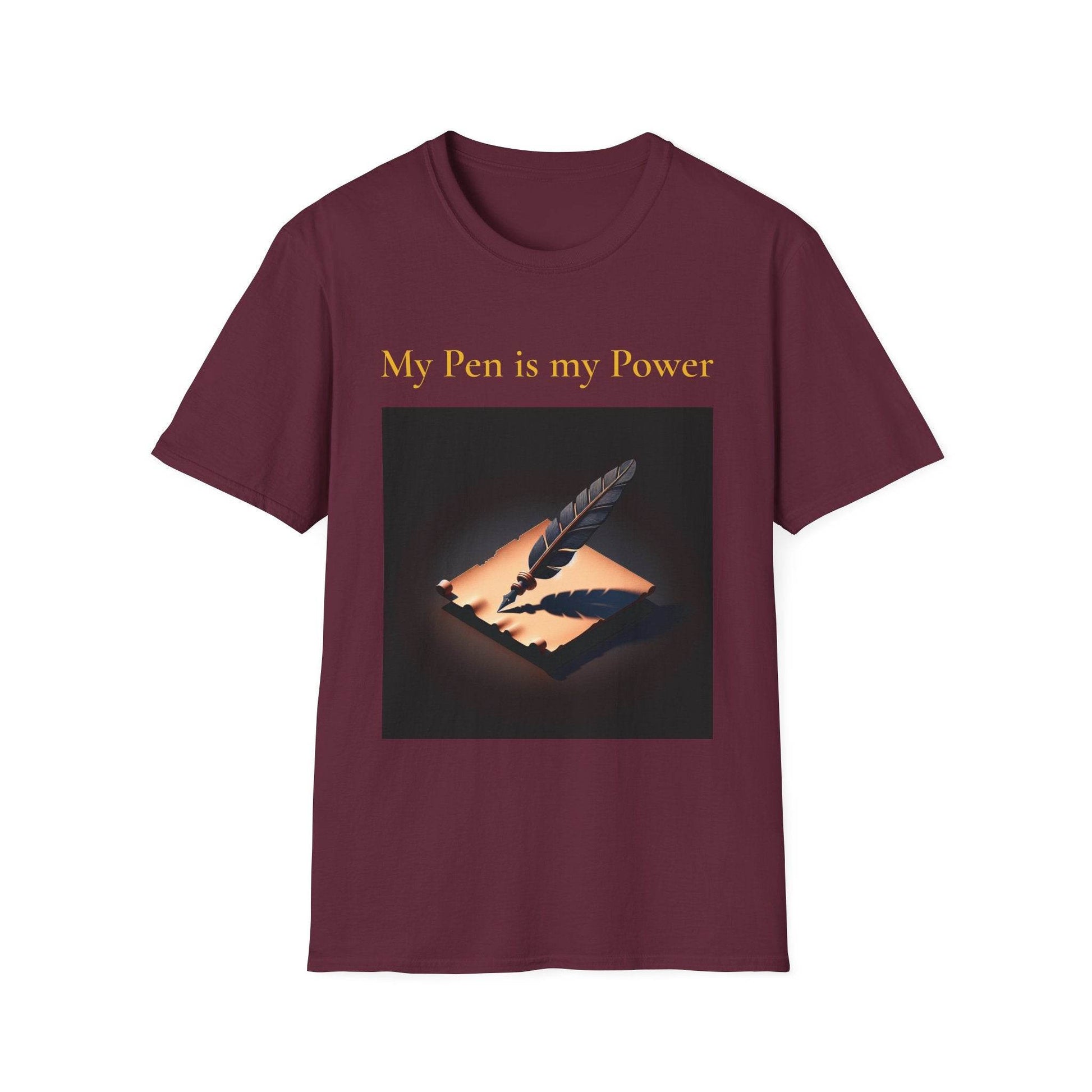 Unisex Softstyle T-Shirt - 'My Pen' - The Dreamer's Bookshop.