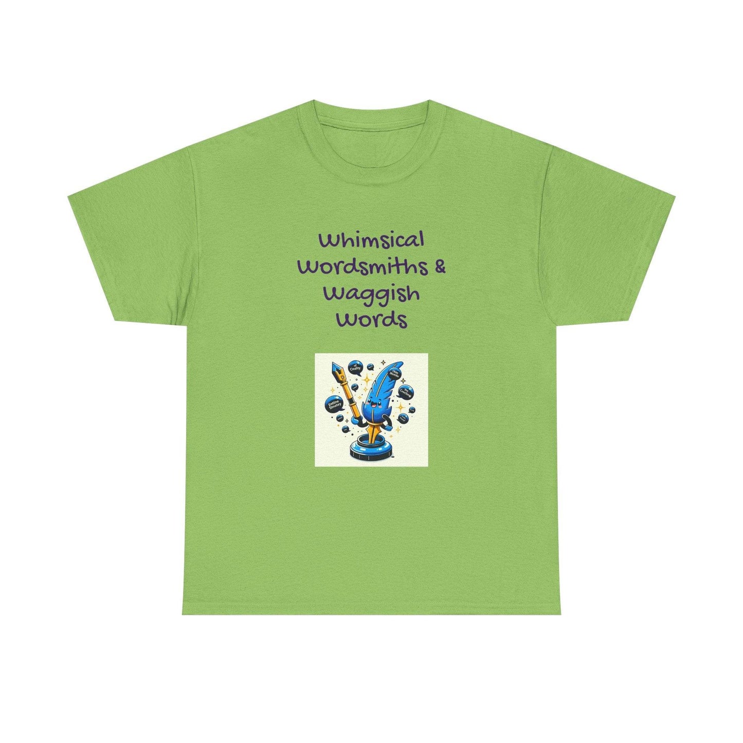 Whimsical Words Unisex Cotton Tee - Fun Graphic T-Shirt for Word Lovers - The Dreamer's Bookshop.