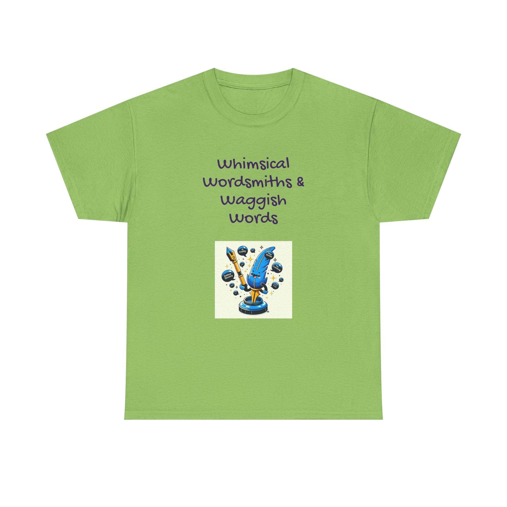 Whimsical Words Unisex Cotton Tee - Fun Graphic T-Shirt for Word Lovers - The Dreamer's Bookshop.