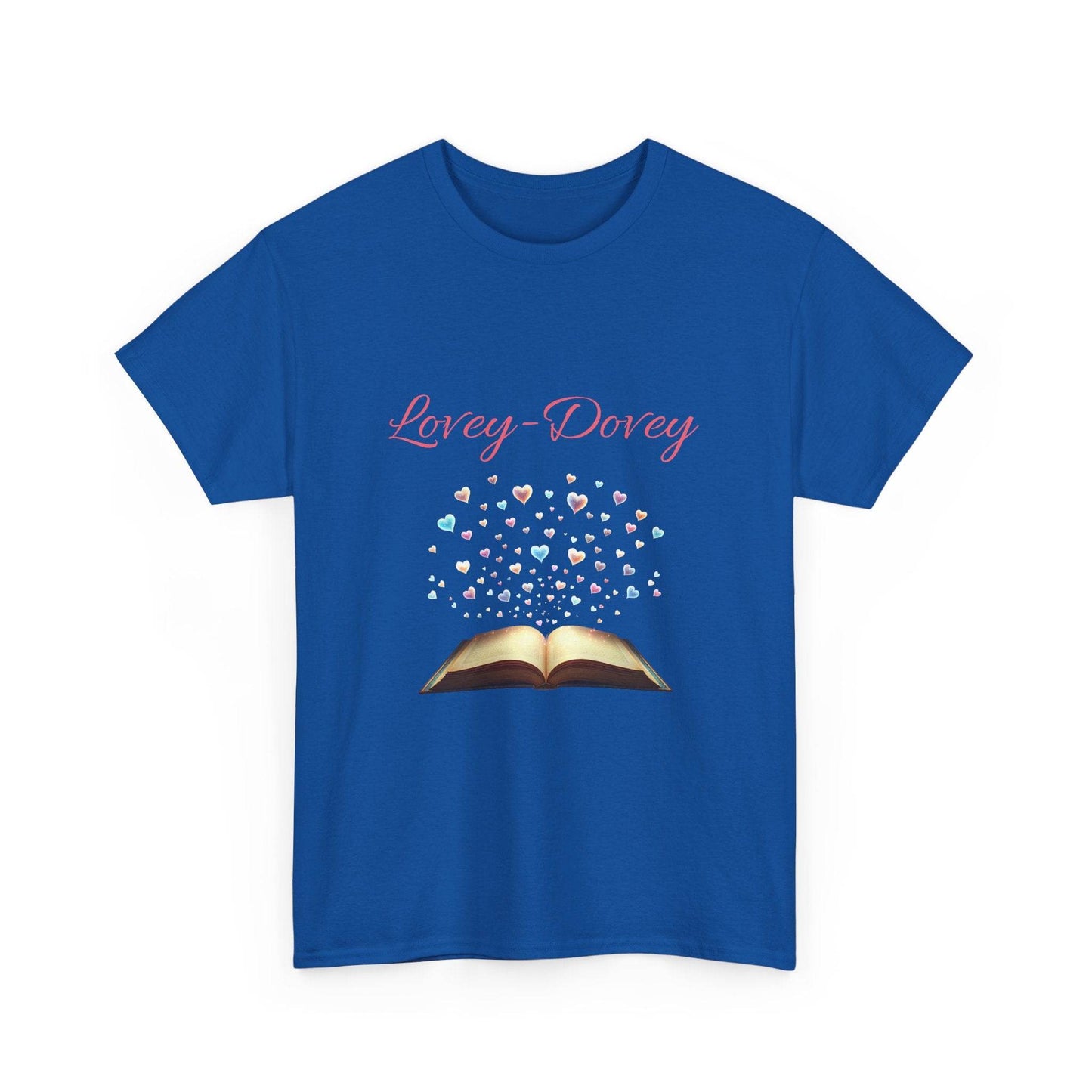 Lovey-Dovey - Graphic Tee - Unisex Heavy Cotton T-Shirt for Book Lovers - The Dreamer's Bookshop.