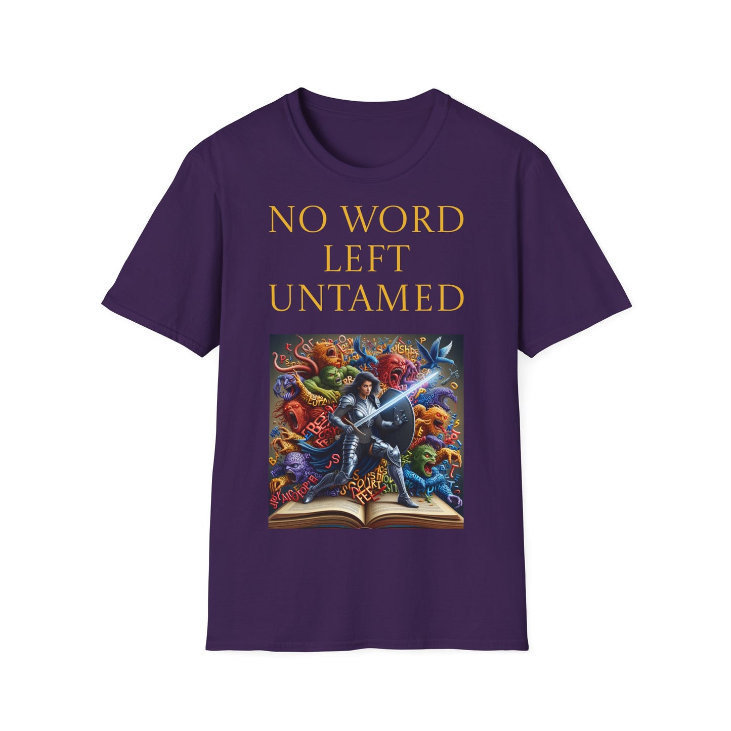 Unisex -Inspired T-Shirt - "No Word" - Perfect for Book Lovers - The Dreamer's Bookshop.