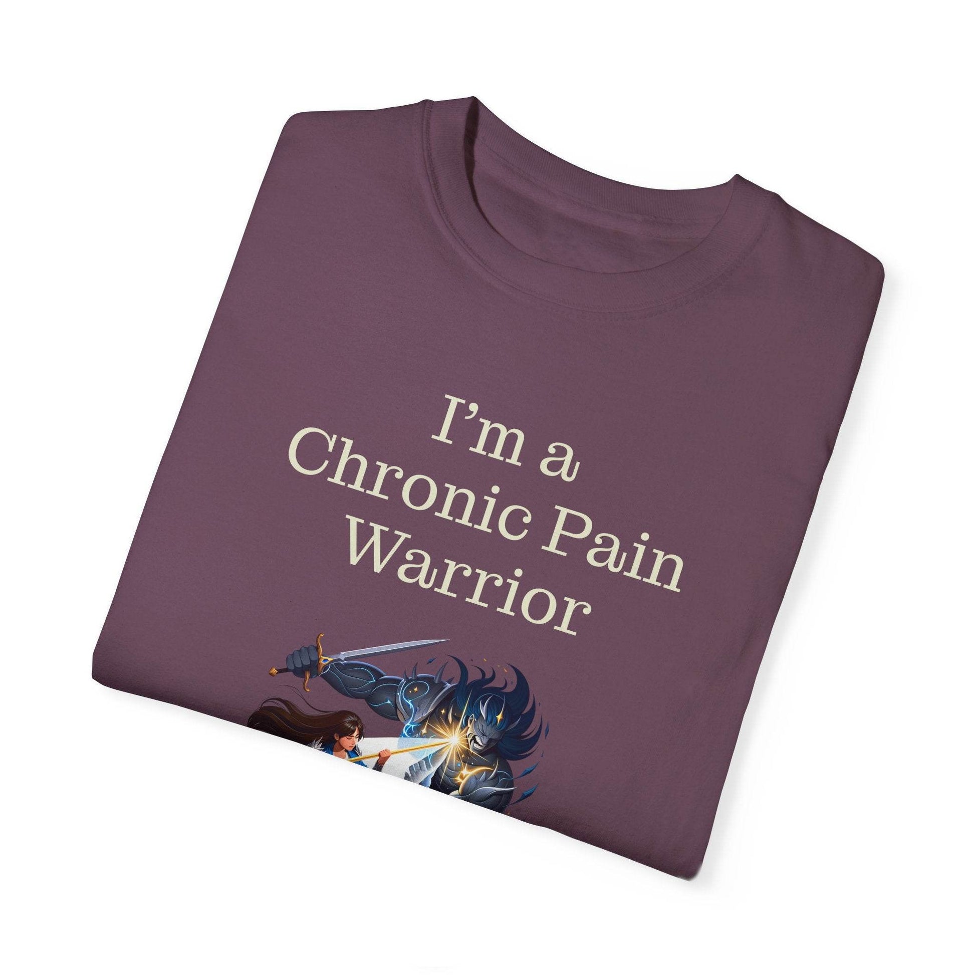 Chronic Pain Warrior Unisex T-Shirt - Empowering Tee for Healthcare Awareness - The Dreamer's Bookshop.