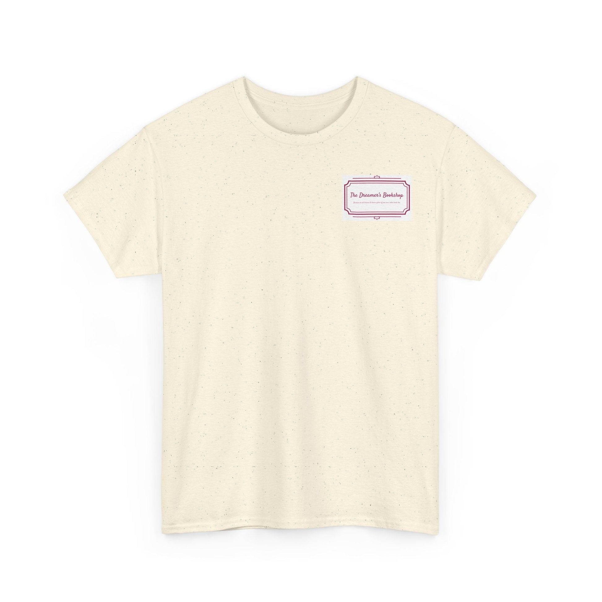Personalized Unisex Heavy Cotton Tee - Perfect for Casual Days & Gifts - The Dreamer's Bookshop.