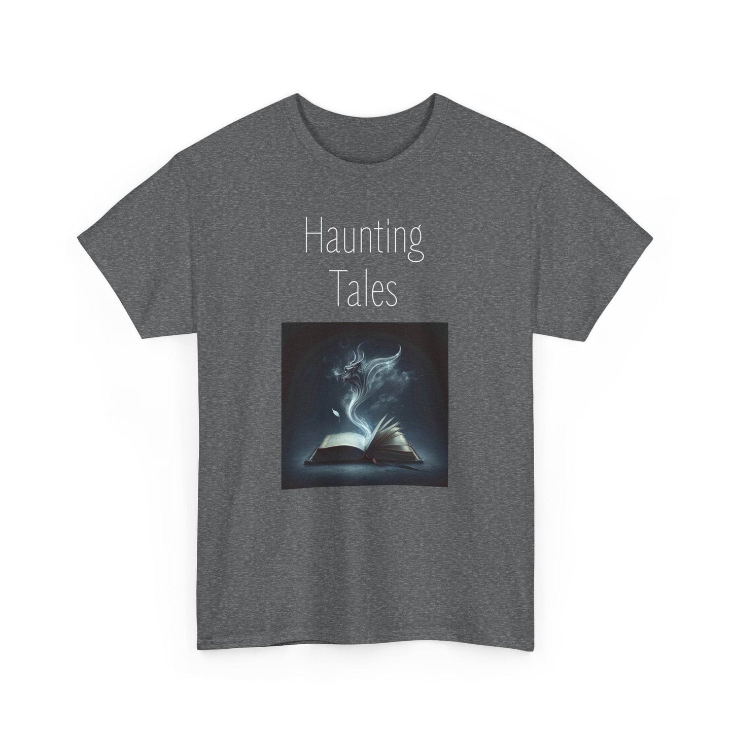 Haunting Tales - A Unisex Heavy Cotton Tee - Perfect Gift for Book Lovers - The Dreamer's Bookshop.