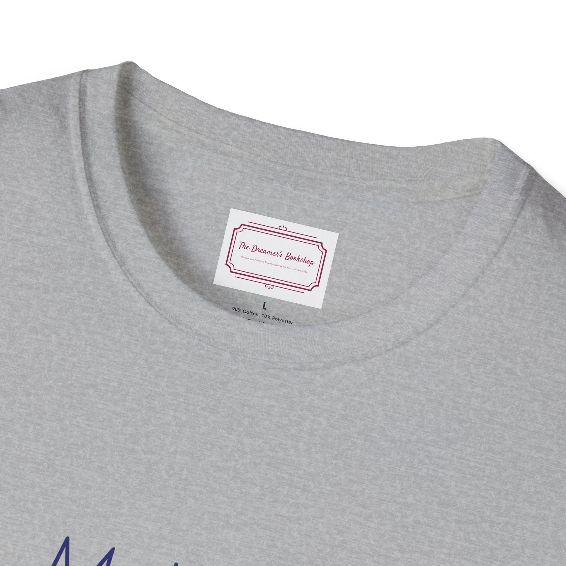 Motivational Unisex Softstyle T-Shirt - "Make Life More Positive" - The Dreamer's Bookshop.