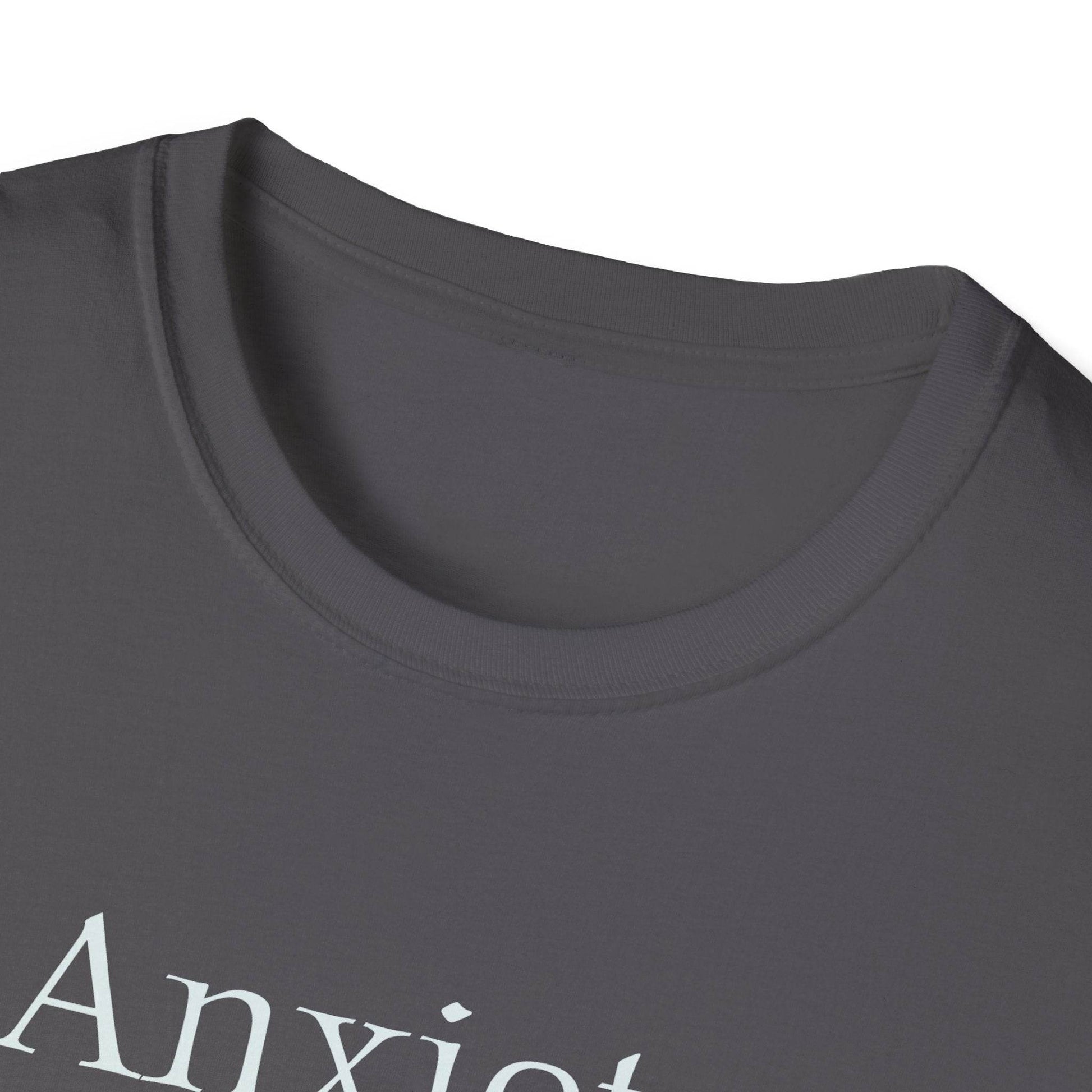 Anxiety Warrior Unisex Softstyle T-Shirt - Empowering Battle Against Mental Health - The Dreamer's Bookshop.