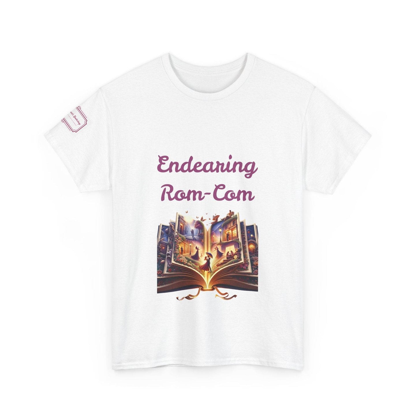 Endearing - Graphic Unisex Heavy Cotton Tee - Rom-Com Books - The Dreamer's Bookshop.