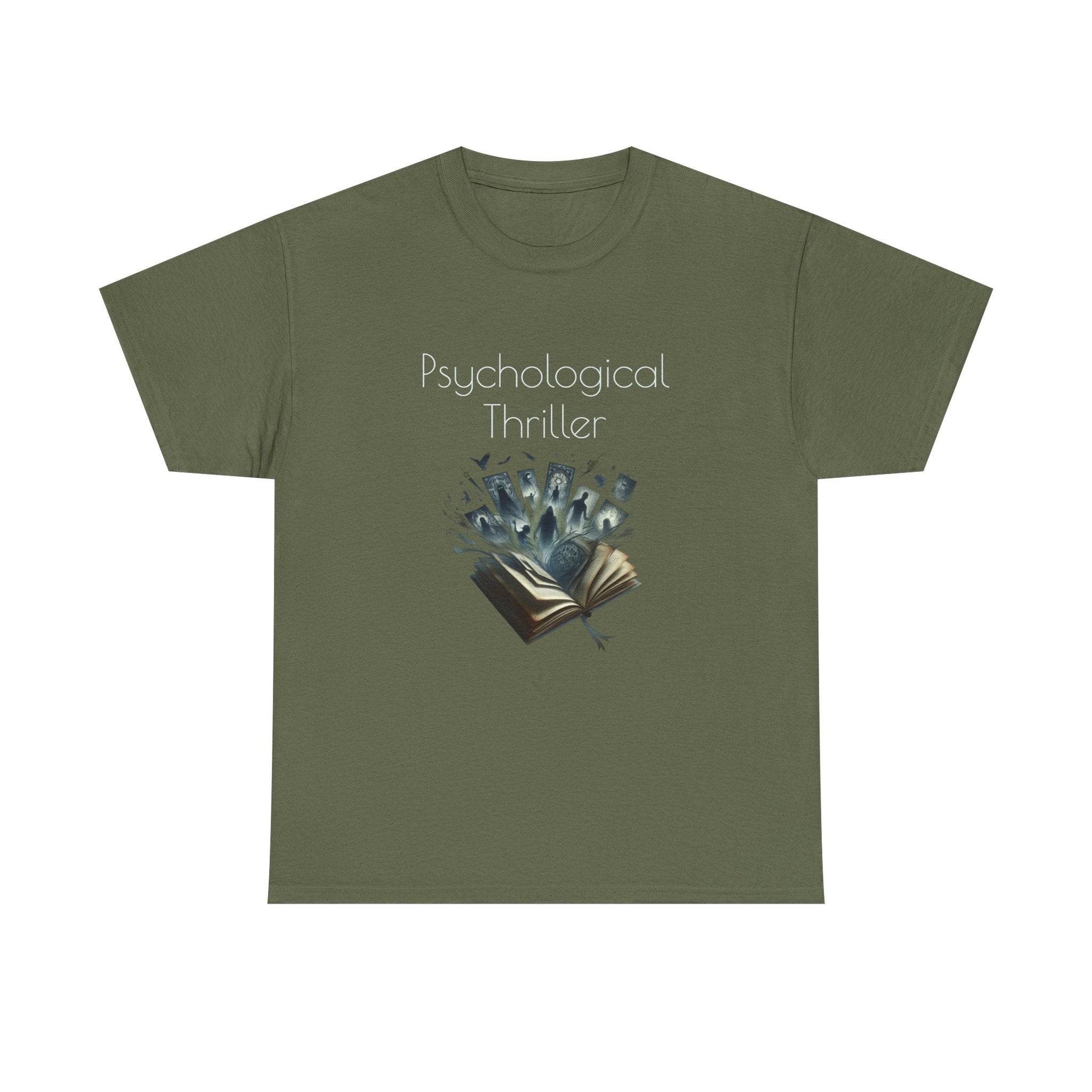 Fiction - Graphic Tee - Unisex Heavy Cotton T-Shirt Psychological Thriller - The Dreamer's Bookshop.