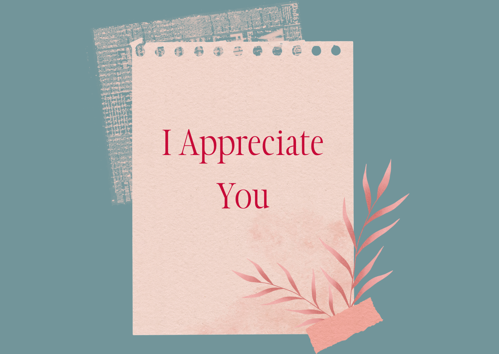 The Dreamer's Bookshop "Appreciate" Appreciation Card - The Dreamer's Bookshop.