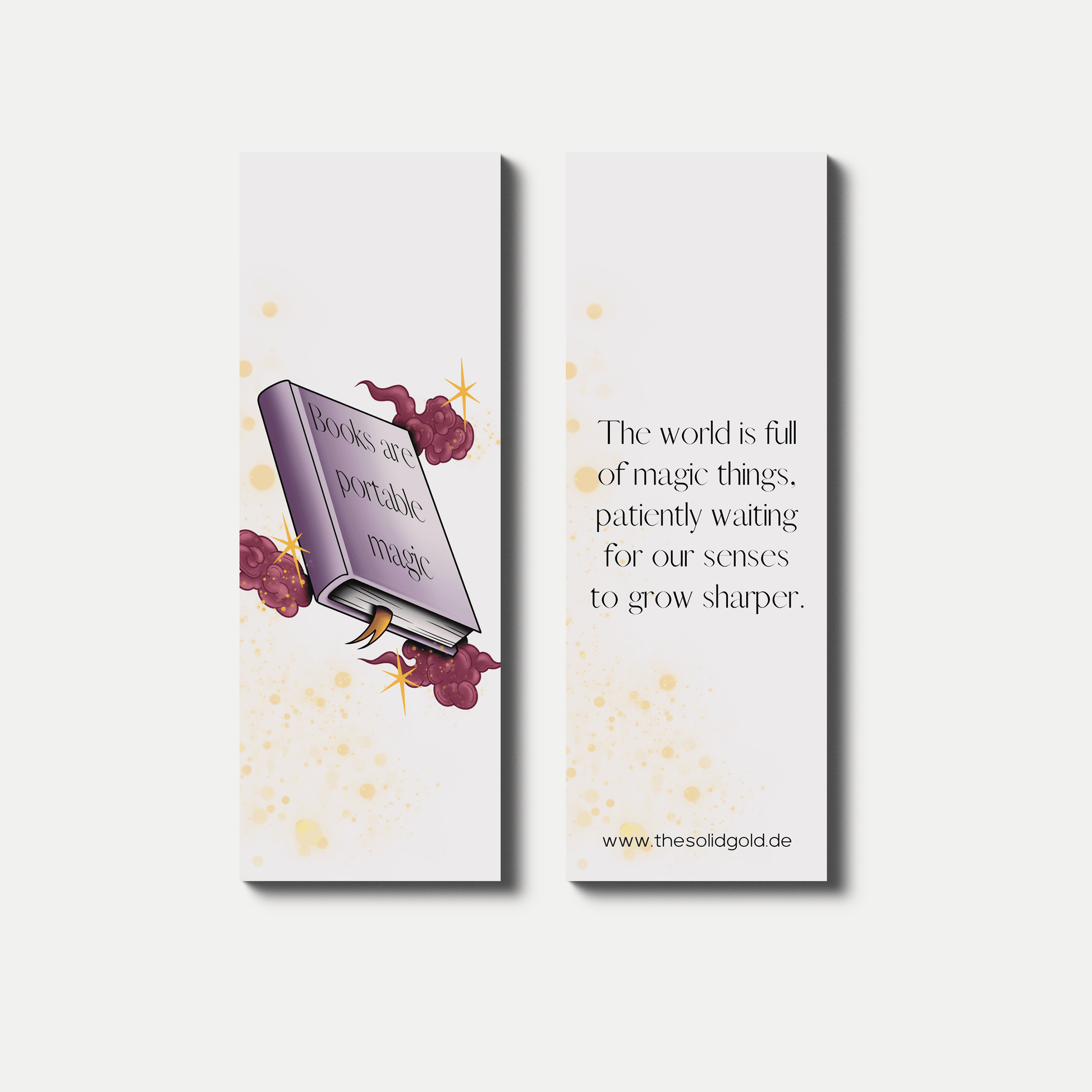 Solid Gold / Naja-Marie Baumann - Portable Magic - Bladwijzer - The Dreamer's Bookshop.
