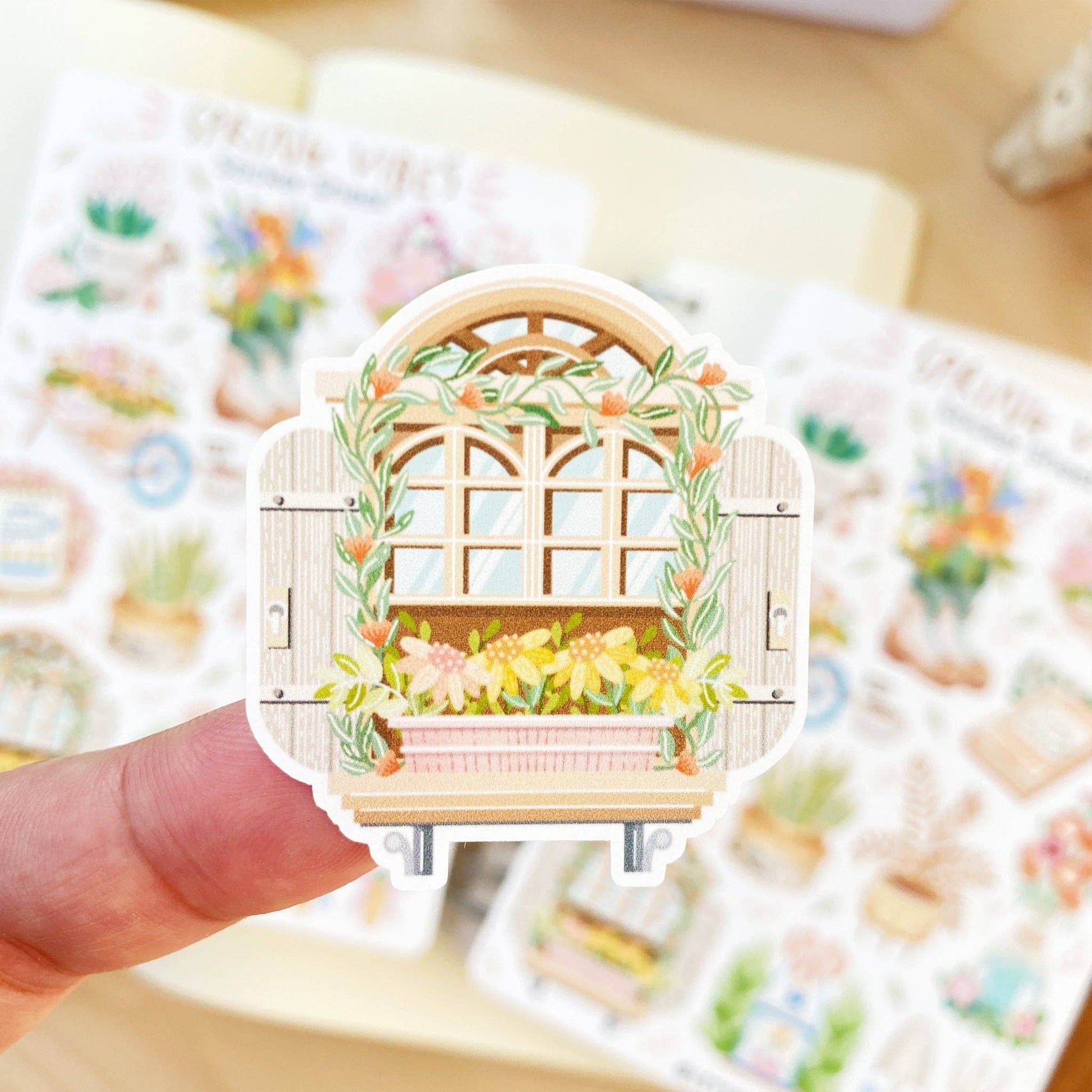 LETTOOn - Stickervel - Lentevibes - The Dreamer's Bookshop.
