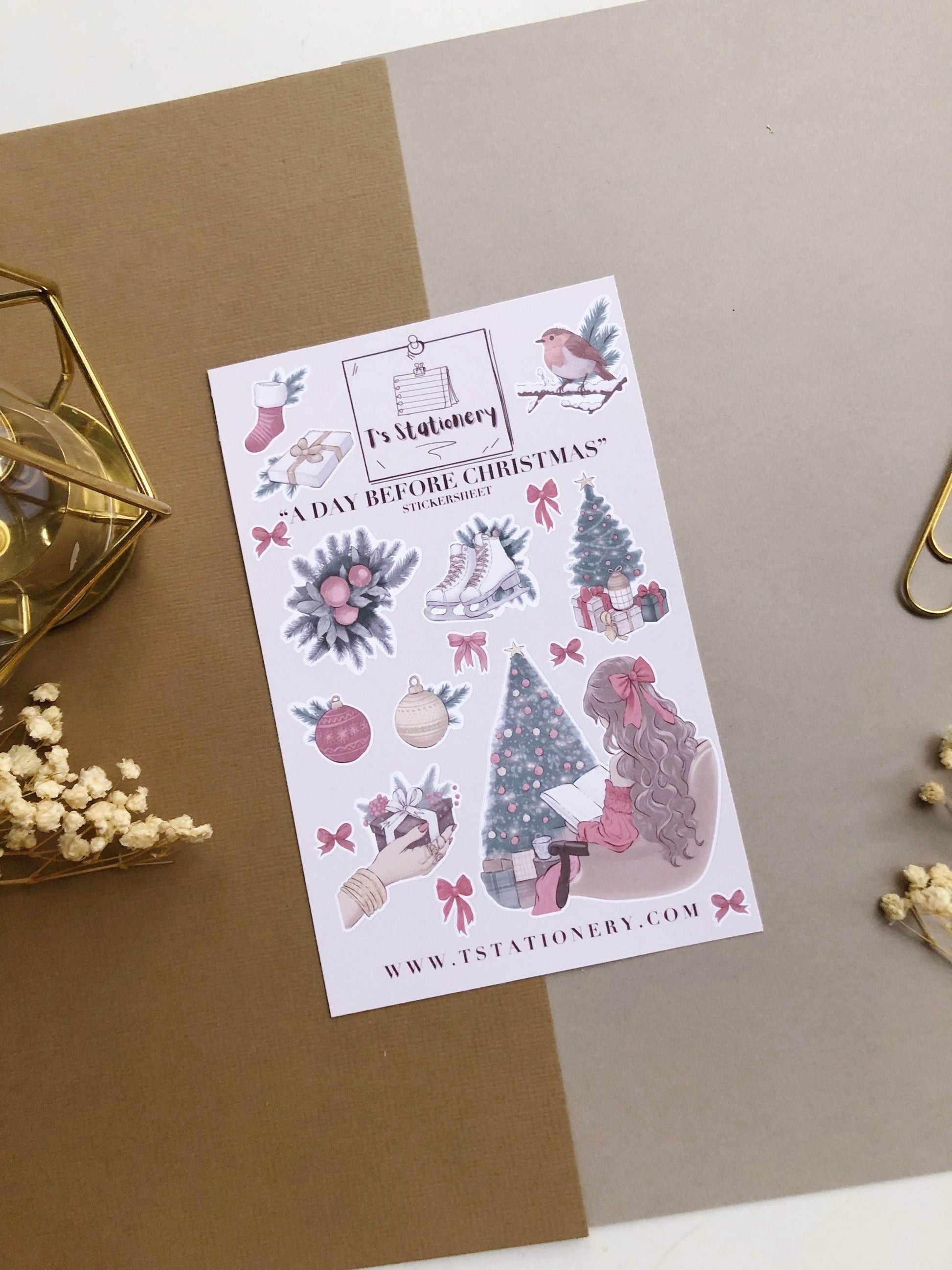 T's Stationery - „Een dag voor Kerstmis” - The Dreamer's Bookshop.