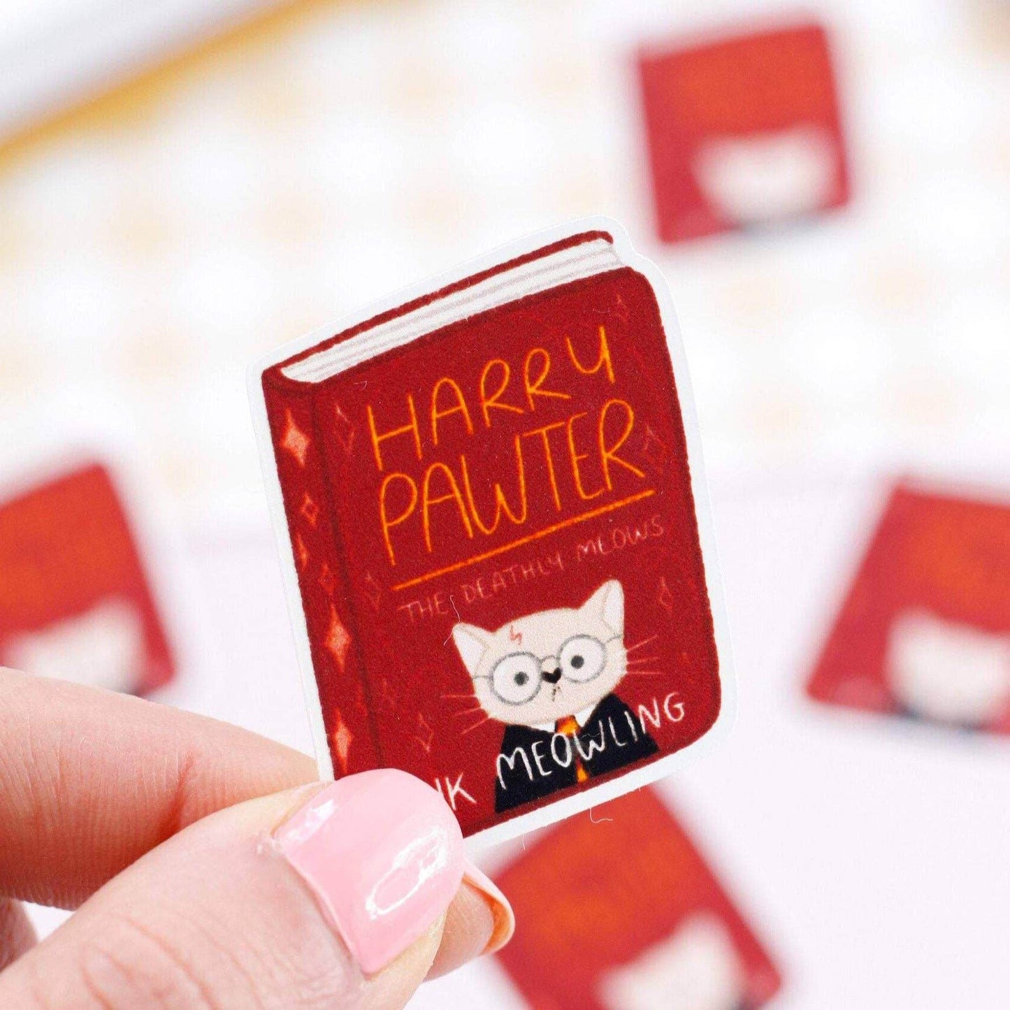 My Sweet Paper Card - Set met stickers voor kattenboeken - Kattenstickers - The Dreamer's Bookshop.