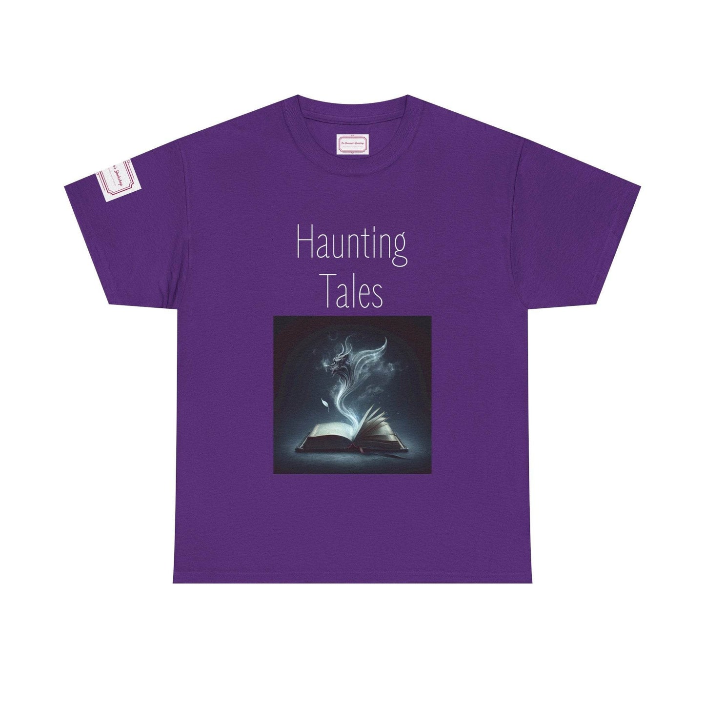 Haunting Tales - Unisex Heavy Cotton Tee - Perfect for Book Lovers - The Dreamer's Bookshop.