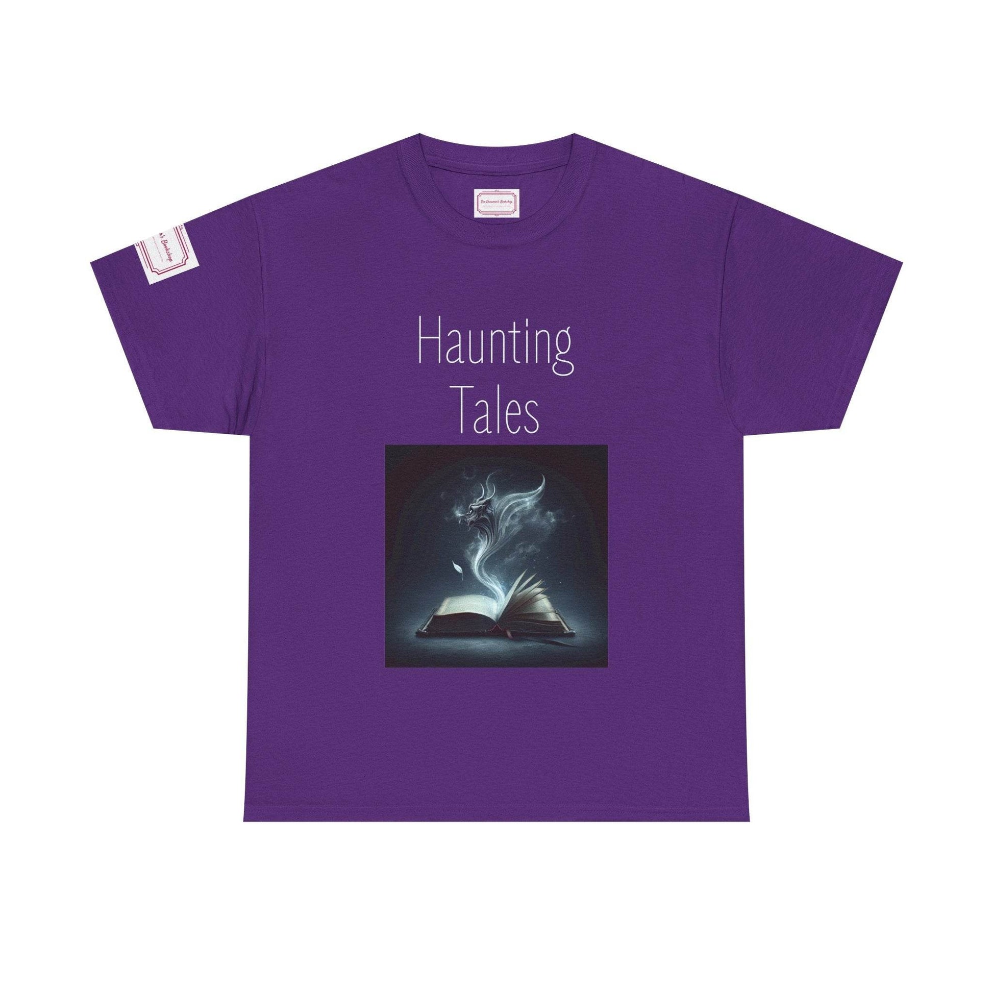 Haunting Tales - Unisex Heavy Cotton Tee - Perfect for Book Lovers - The Dreamer's Bookshop.