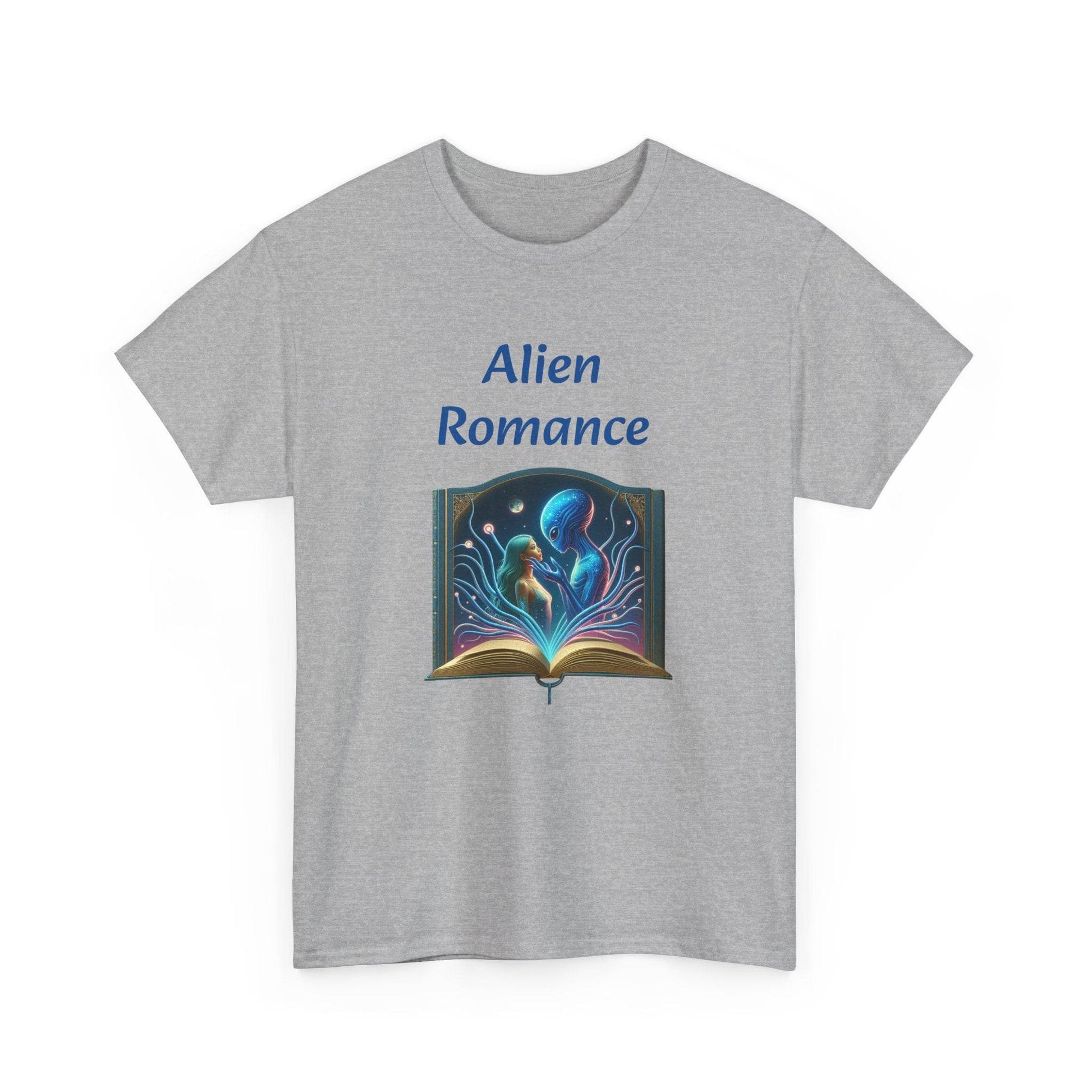 Sci-Fi - Graphic Tee - Unisex Heavy Cotton T-Shirt Alien Romance Books - The Dreamer's Bookshop.