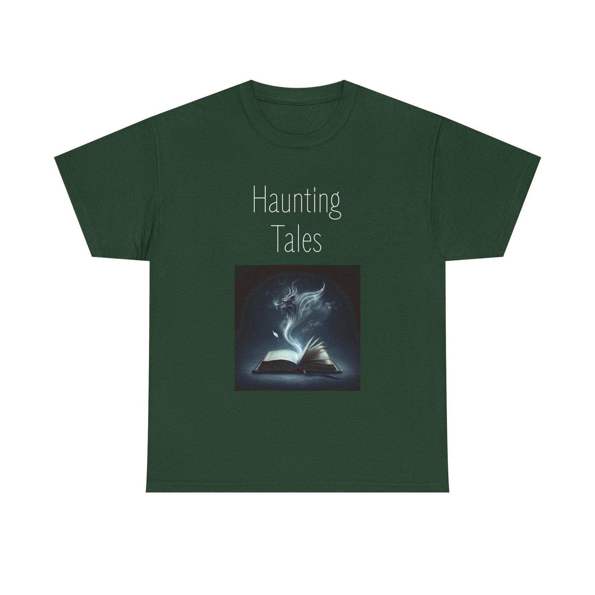 Haunting Tales - A Unisex Heavy Cotton Tee - Perfect for Book Lovers - The Dreamer's Bookshop.