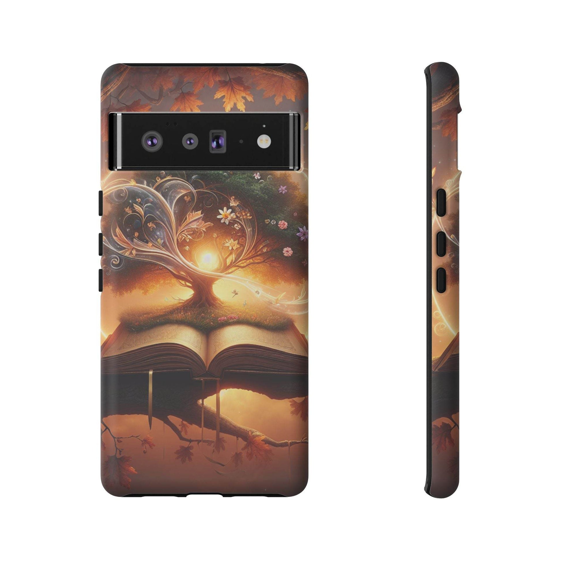 Google & Samsung - Artistic Phone Case with BookishTree Design - Tough Cases - The Dreamer's Bookshop.