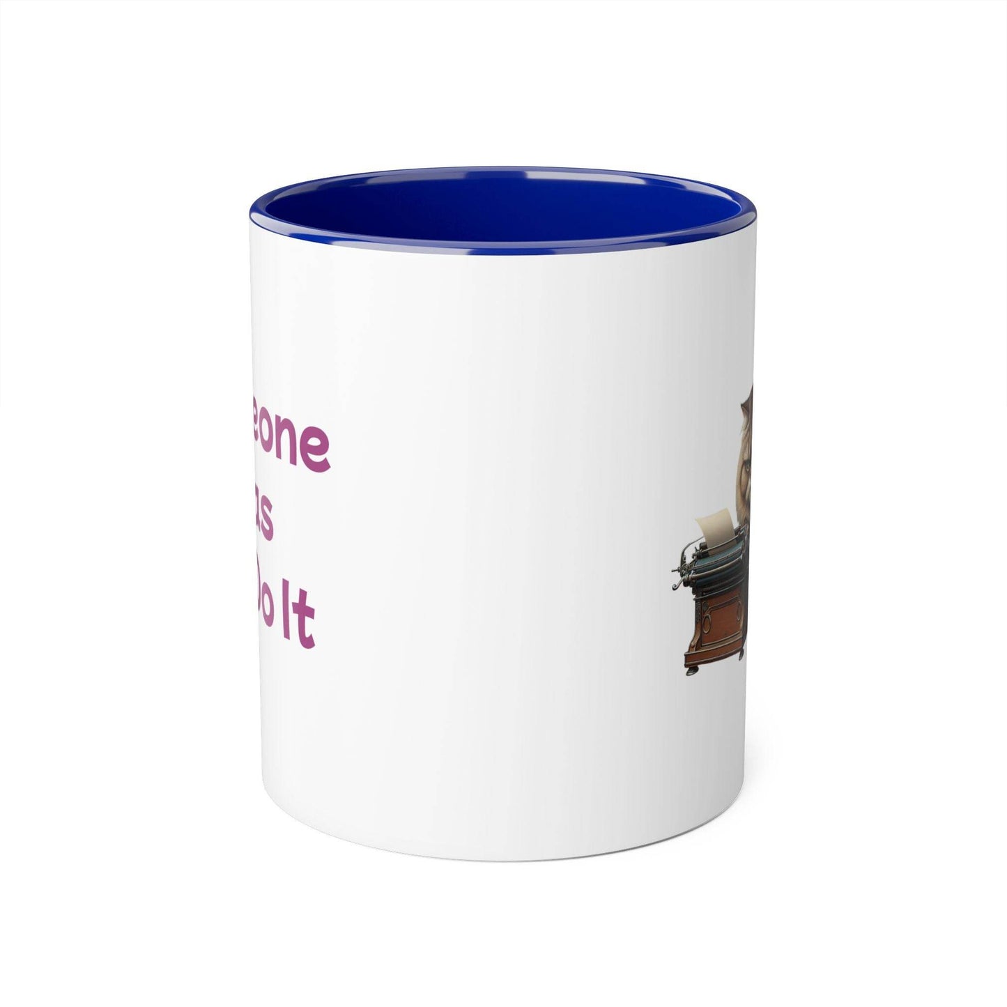 Funny Writer Cat Accent Mug - 11oz Coffee Cup for Book Lovers - The Dreamer's Bookshop.