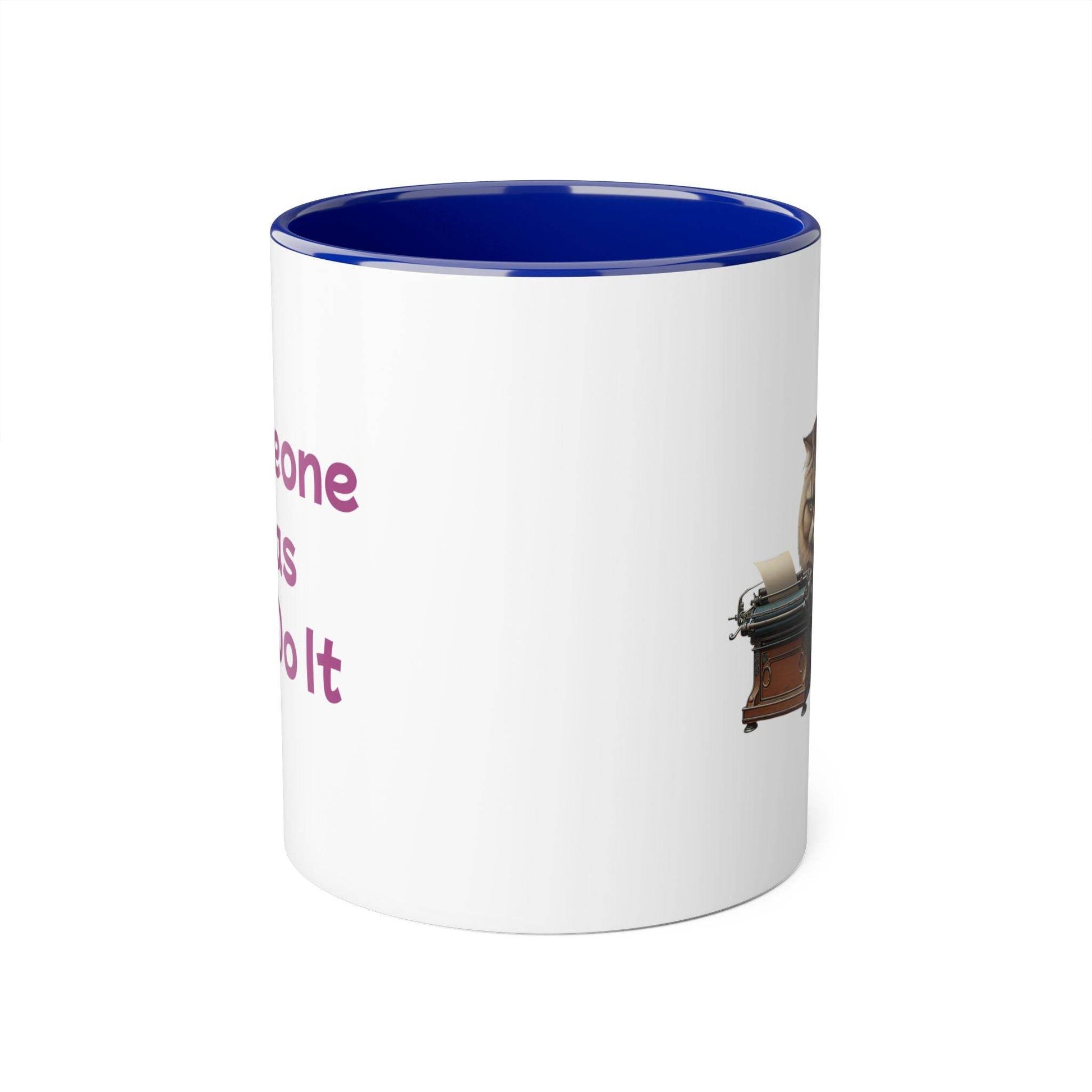 Funny Writer Cat Accent Mug - 11oz Coffee Cup for Book Lovers - The Dreamer's Bookshop.