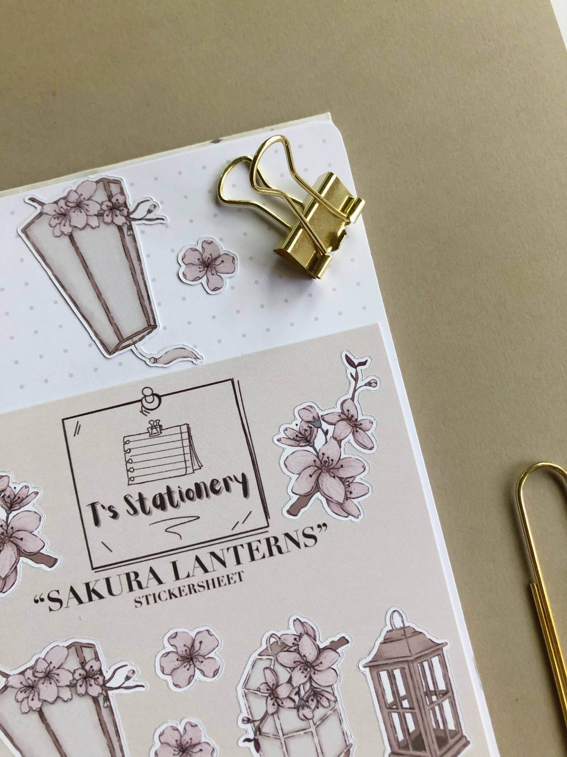 T's Stationery - „Sakura-lantaarns” - The Dreamer's Bookshop.