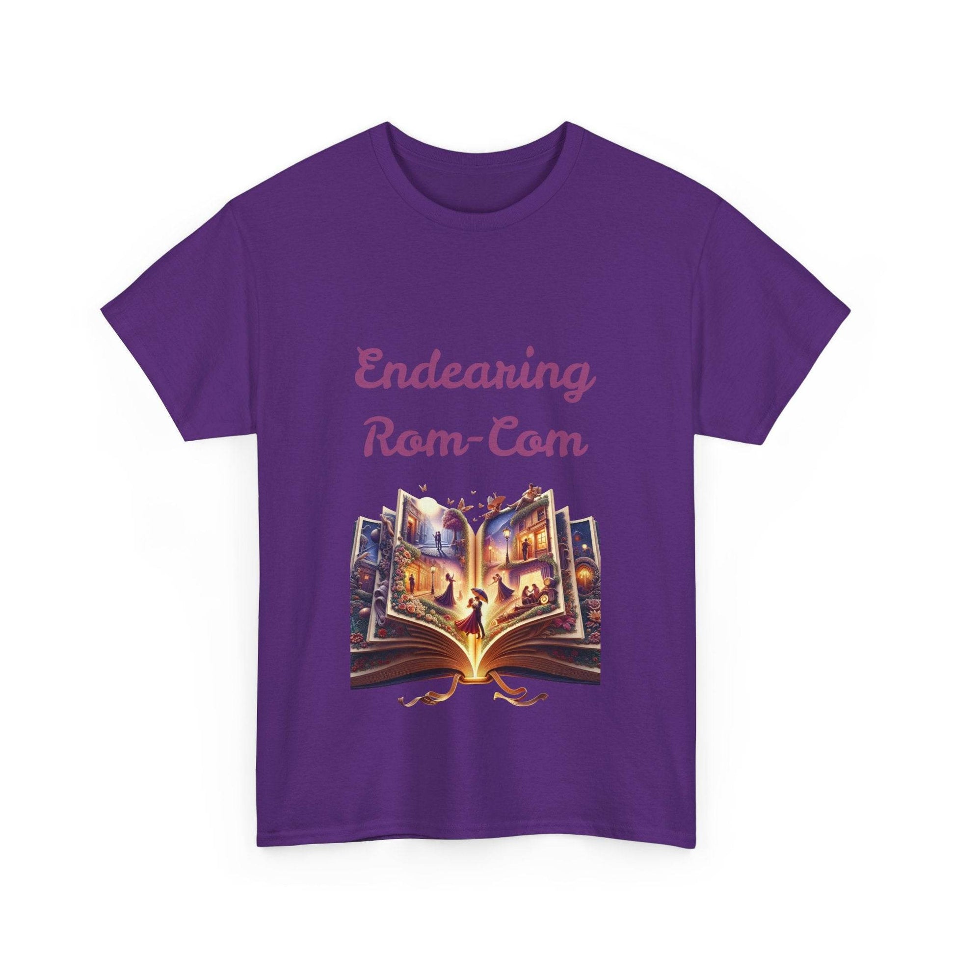 Endearing - Unisex Heavy Cotton Tee - Rom-Com Books - The Dreamer's Bookshop.