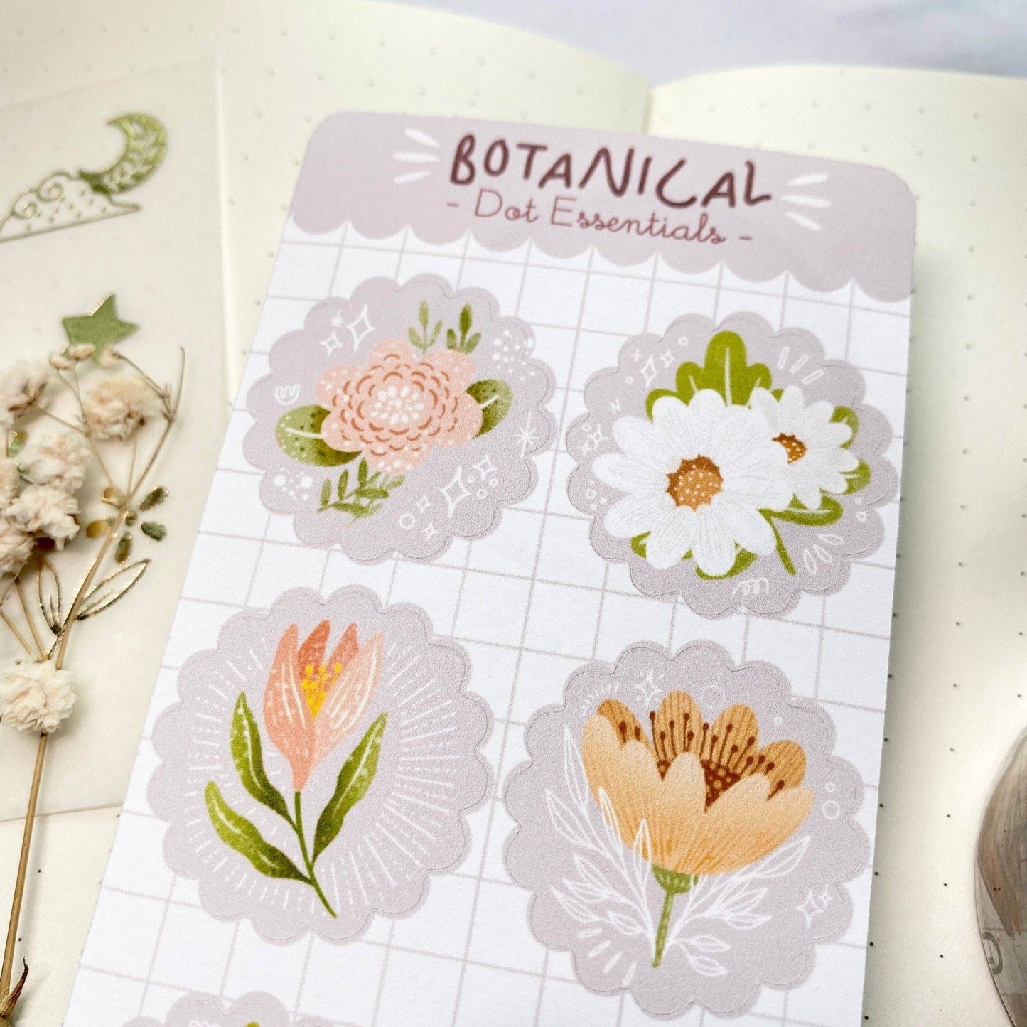 LETTOOn - Stickervel - Botanisch - The Dreamer's Bookshop.