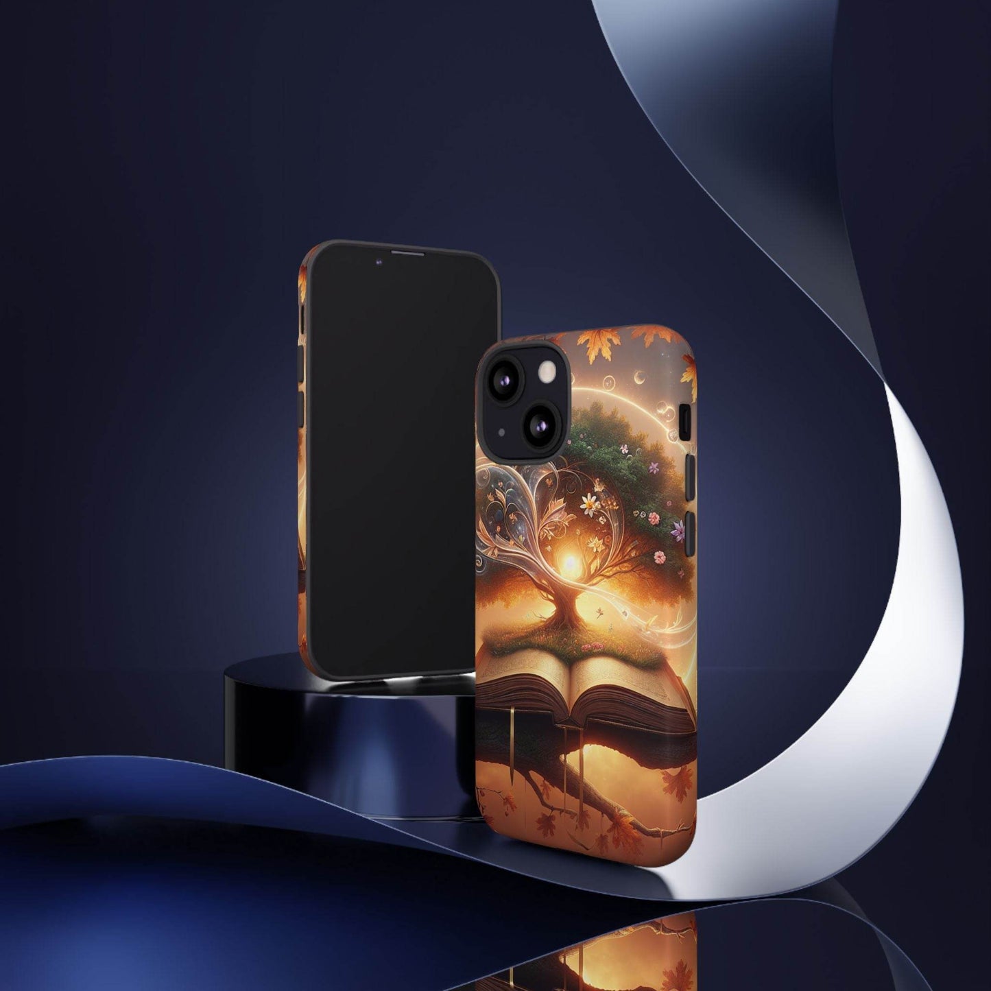 Nature-Inspired iPhone & Samsung Phone Case with Tree of Life Design - The Dreamer's Bookshop.
