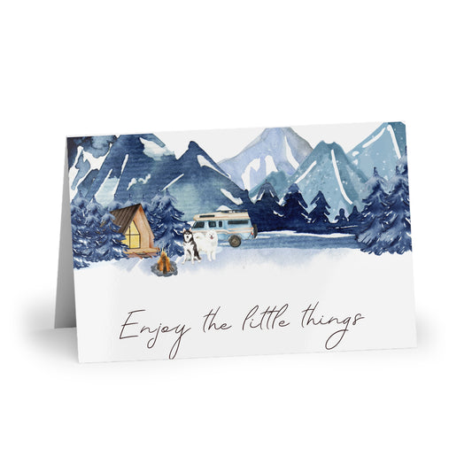 The Dreamer's Bookshop "Mountains" Enjoy the Little Things Card - The Dreamer's Bookshop.