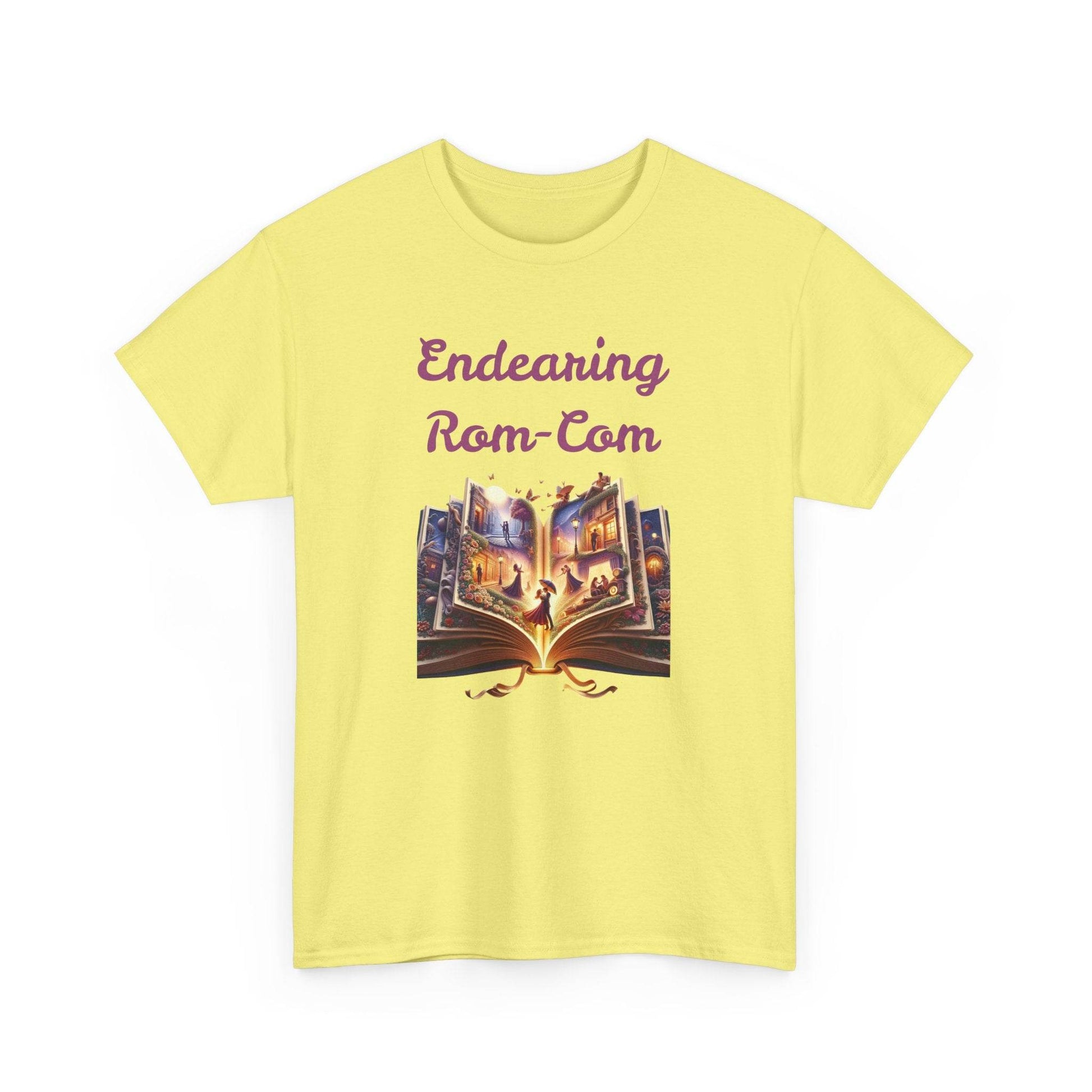 Endearing - Graphic Tee - Unisex Heavy Cotton T-Shirt Rom-Com Books - The Dreamer's Bookshop.