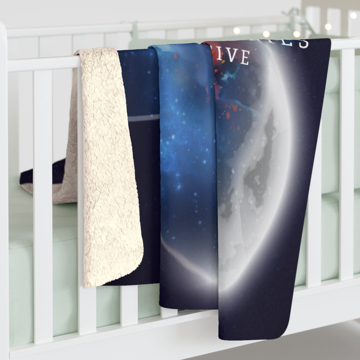 Cozy Sherpa Fleece Blanket - Dreams Cover Design