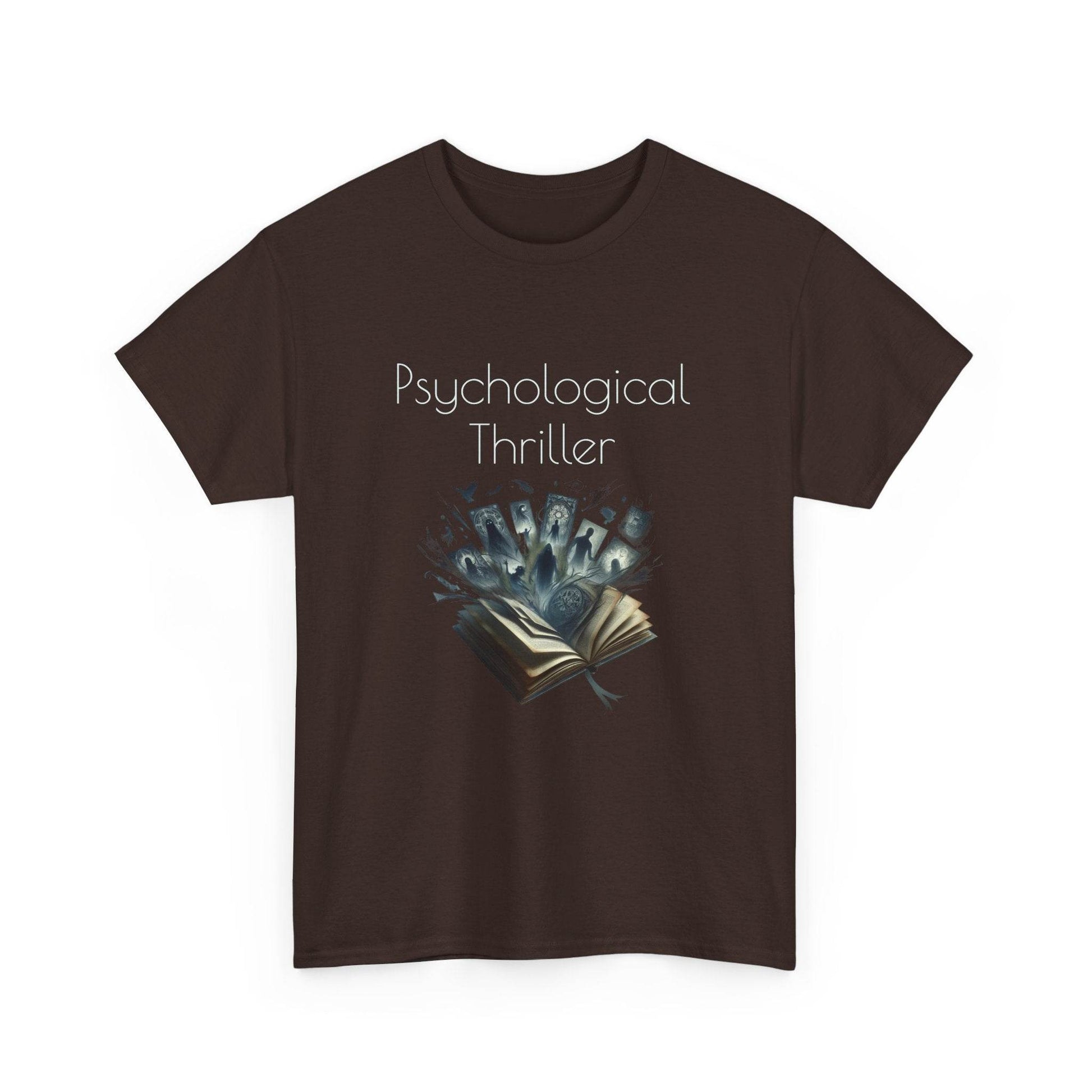 Fiction - Graphic Tee - Unisex Heavy Cotton T-Shirt Psychological Thriller - The Dreamer's Bookshop.