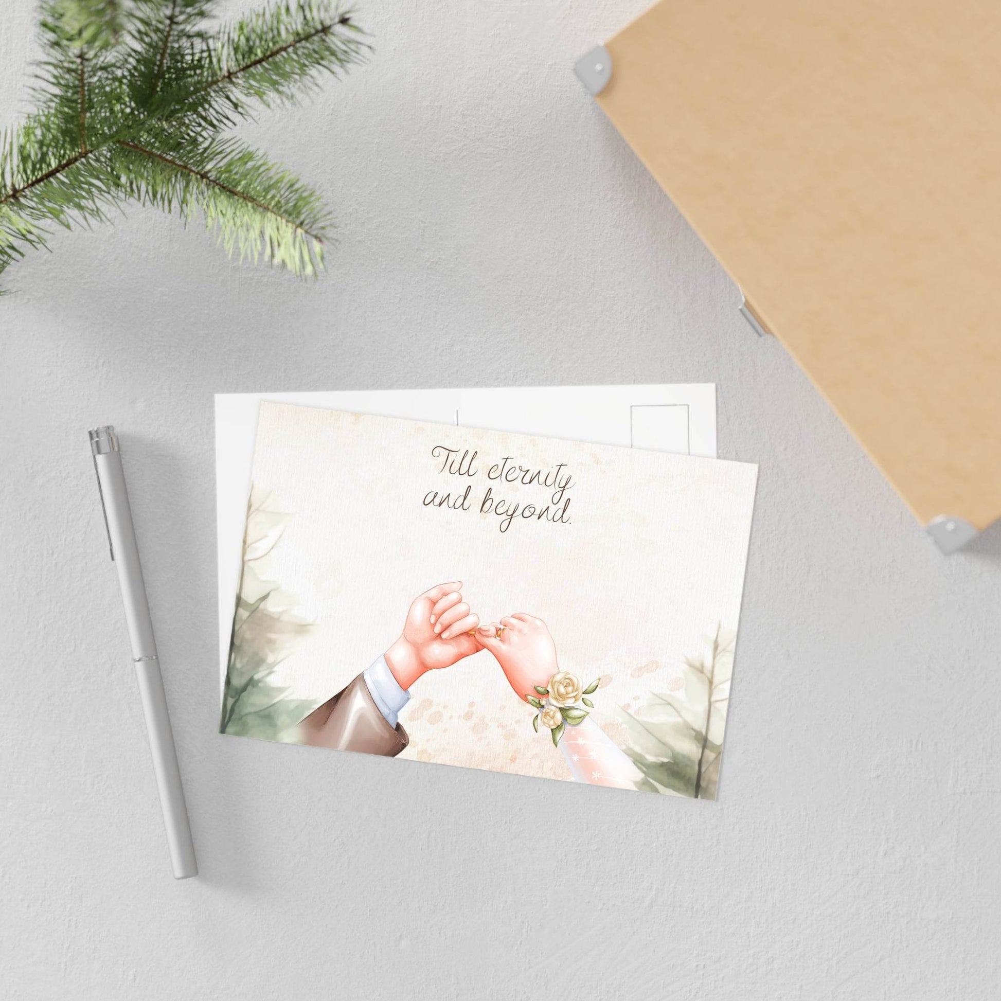 The Dreamer's Bookshop Cute "Beyond" Wedding Card - The Dreamer's Bookshop.