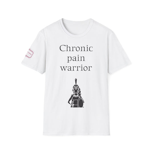 Chronic Pain Warrior Unisex Softstyle T-Shirt - Empowering Graphic Tee for Mental Health Awareness