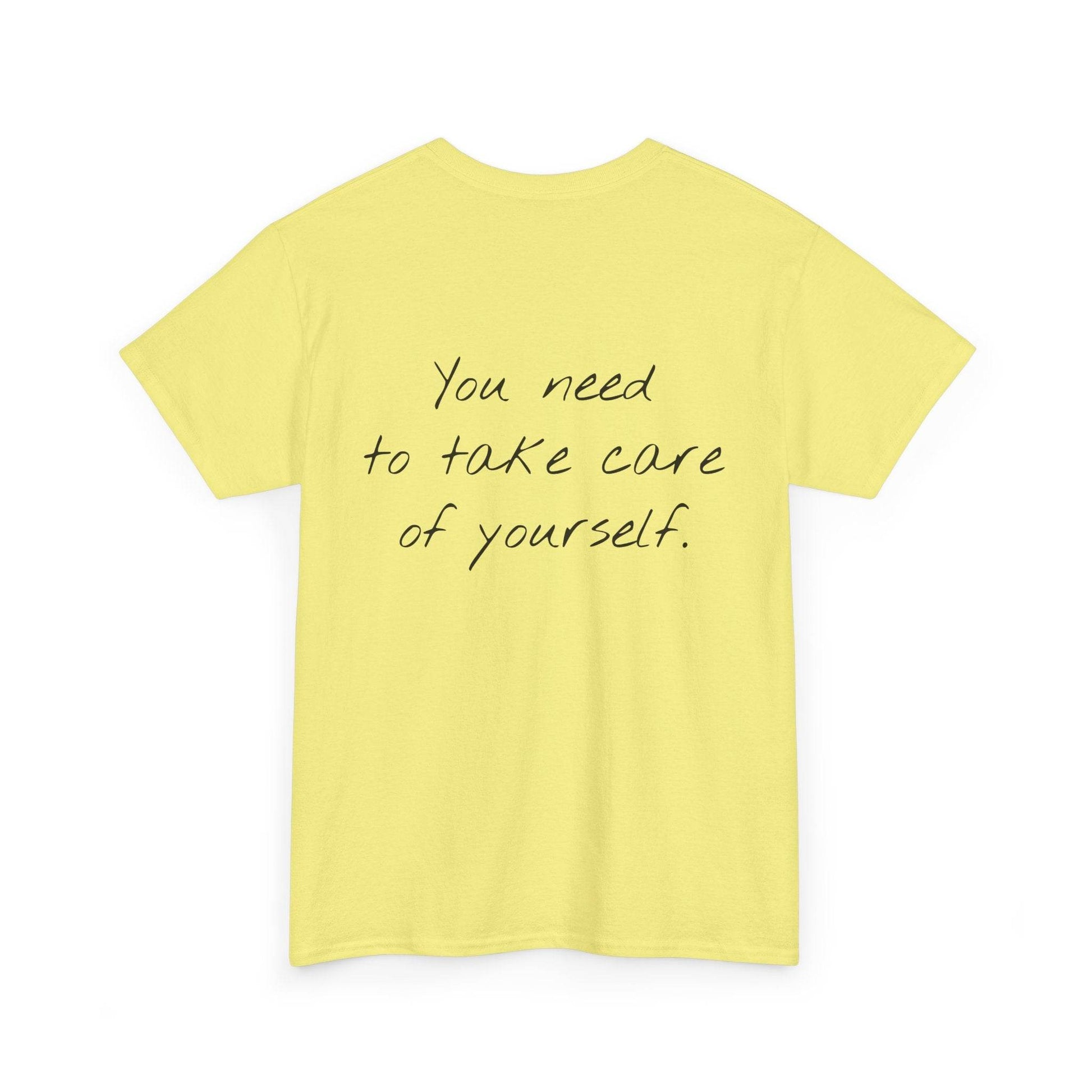 Take Care - Unisex Heavy Cotton Tee - Creative Apparel - The Dreamer's Bookshop.