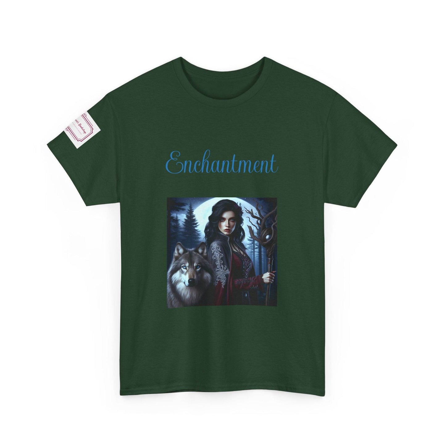 Enchanting Forest Unisex Heavy Cotton Tee - Perfect for Mystical Occasions - The Dreamer's Bookshop.