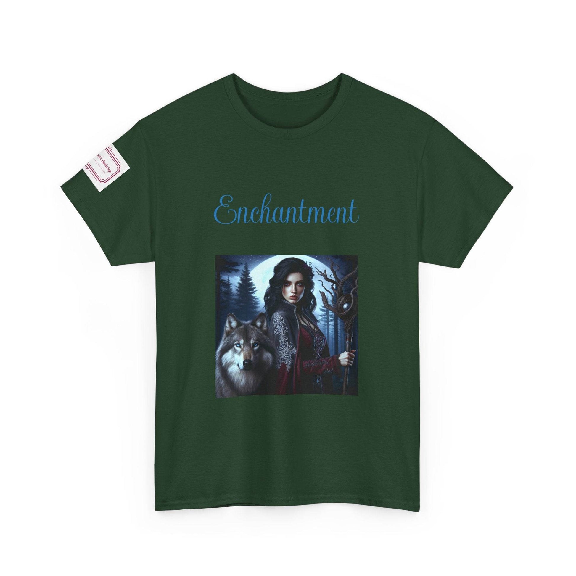 Enchanting Forest Unisex Heavy Cotton Tee - Perfect for Mystical Occasions - The Dreamer's Bookshop.