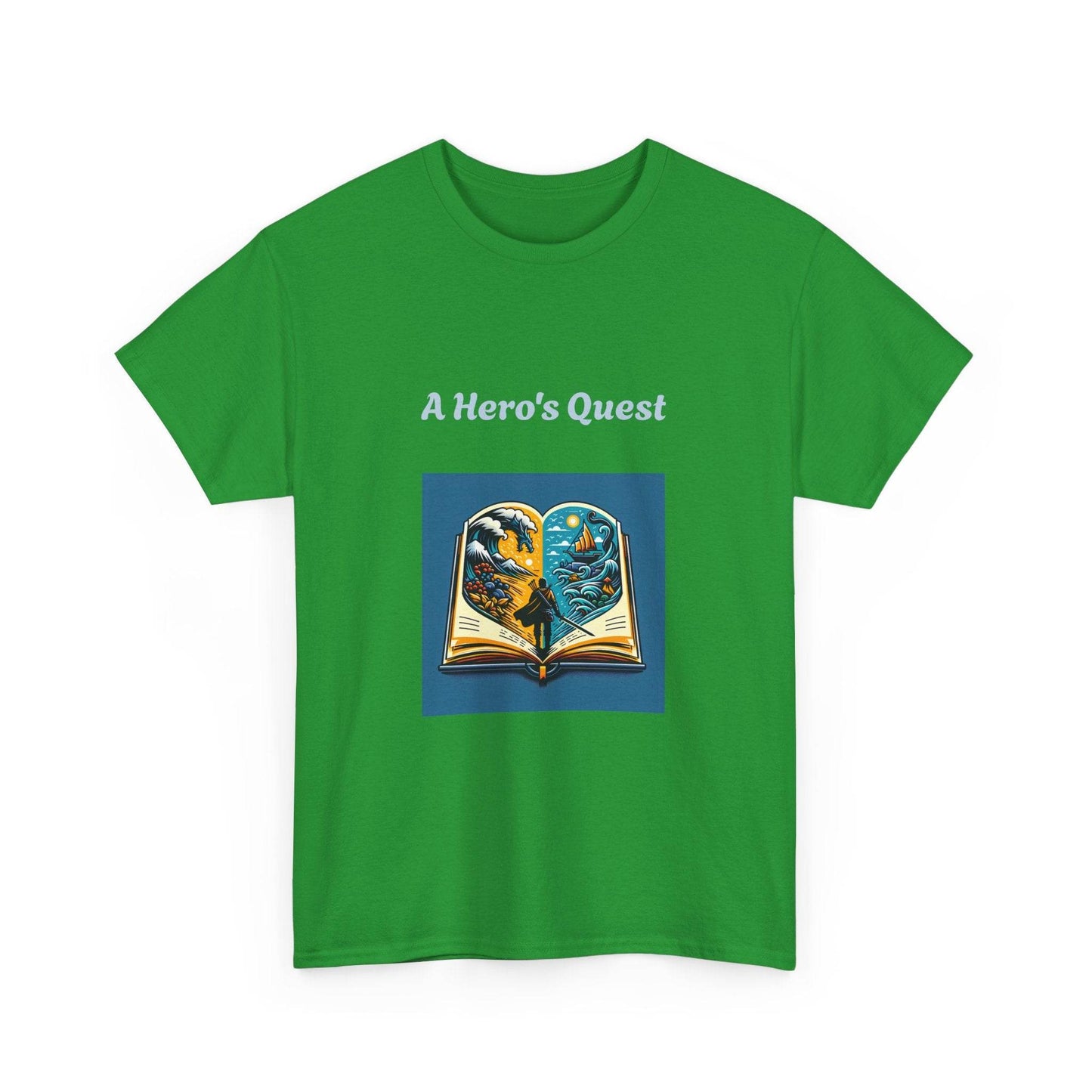 Adventure - Graphic Tee - Unisex Heavy Cotton T-Shirt - Hero's Quest - The Dreamer's Bookshop.