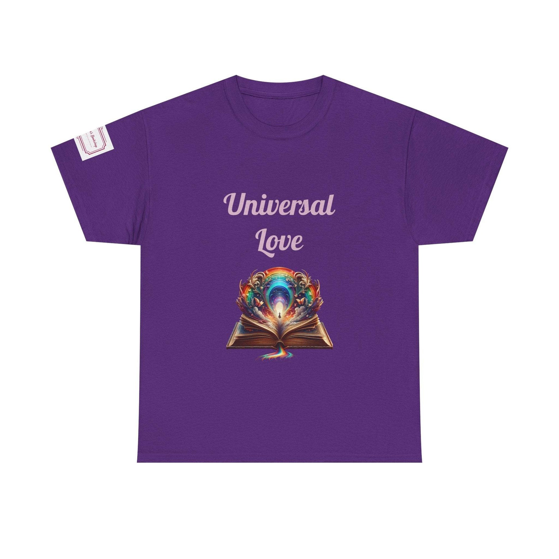 Universal Love - Unisex Heavy Cotton Tee - Queer Romance Books - The Dreamer's Bookshop.