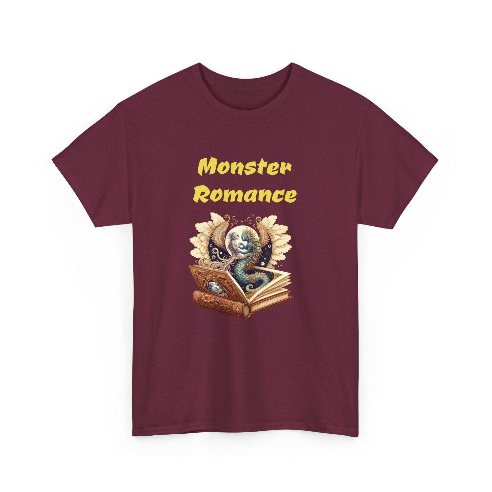 Fantasy - Graphic Tee - Unisex Heavy Cotton T-Shirt Monster Romance Books - The Dreamer's Bookshop.