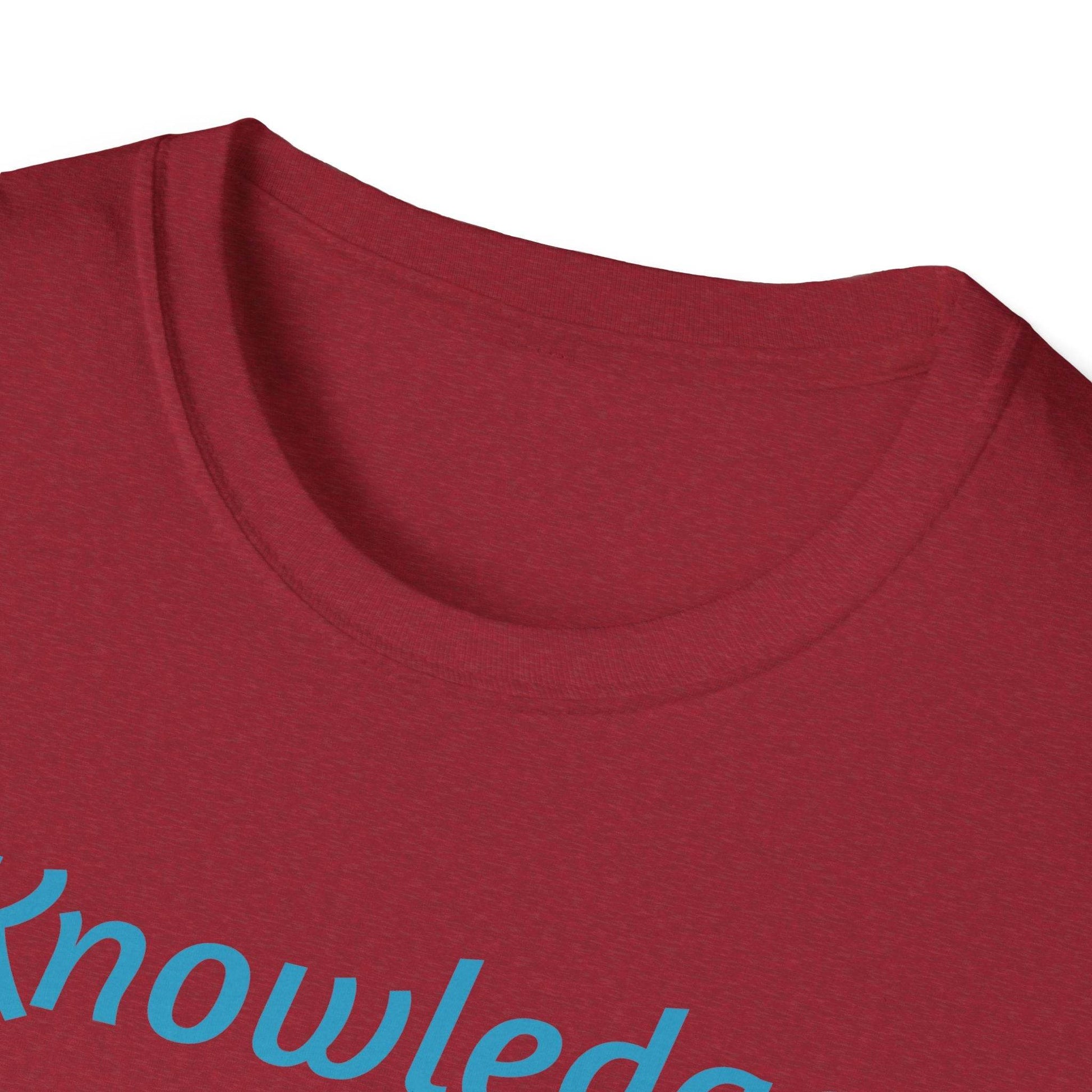 Knowledge Keeper Graphic T-Shirt - Unisex Softstyle Tee, Owl Design - Proud Reader - The Dreamer's Bookshop.