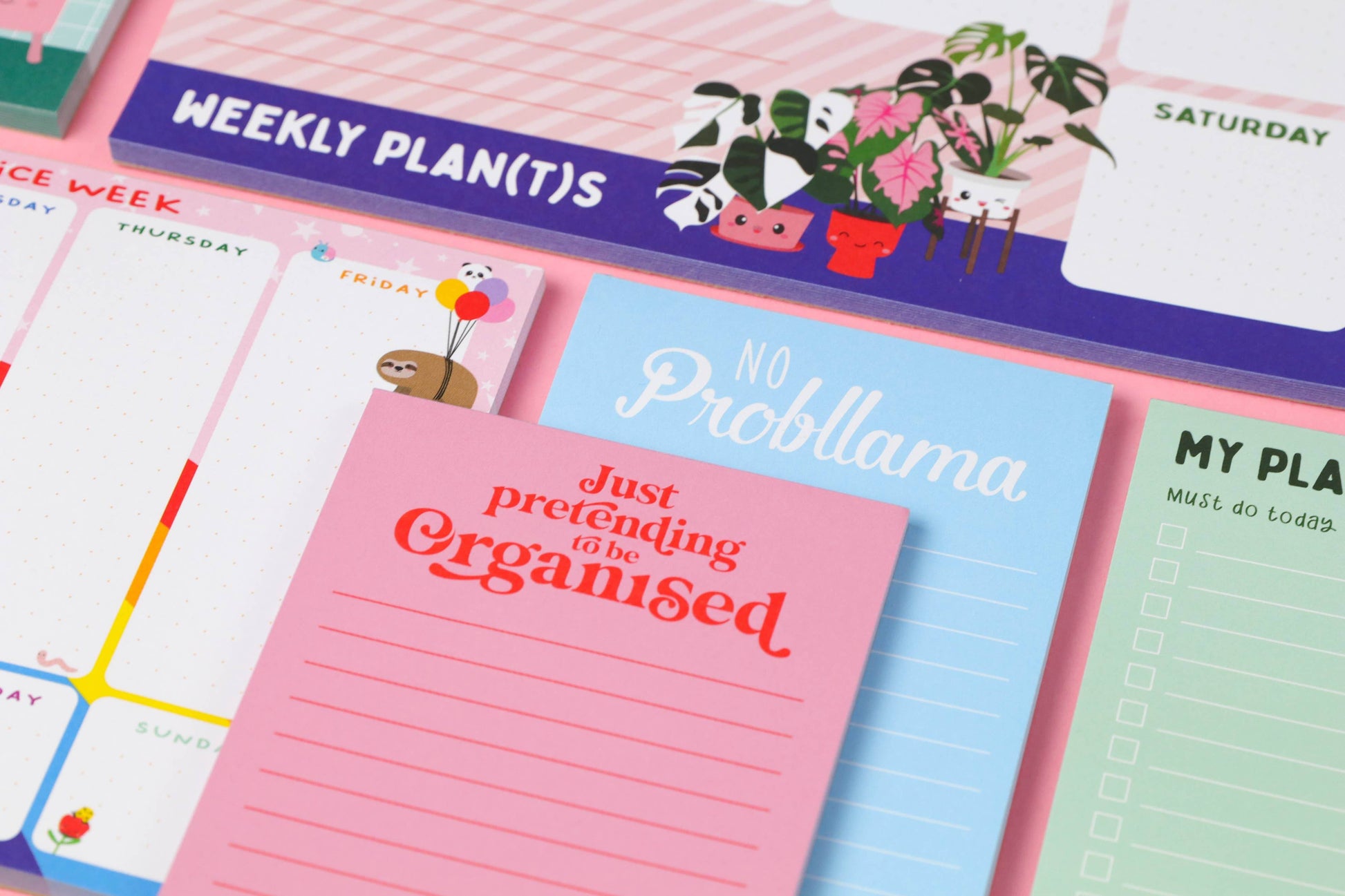 Studio Inktvis - Lama to do list notitieblok voor lama-liefhebbers - The Dreamer's Bookshop.